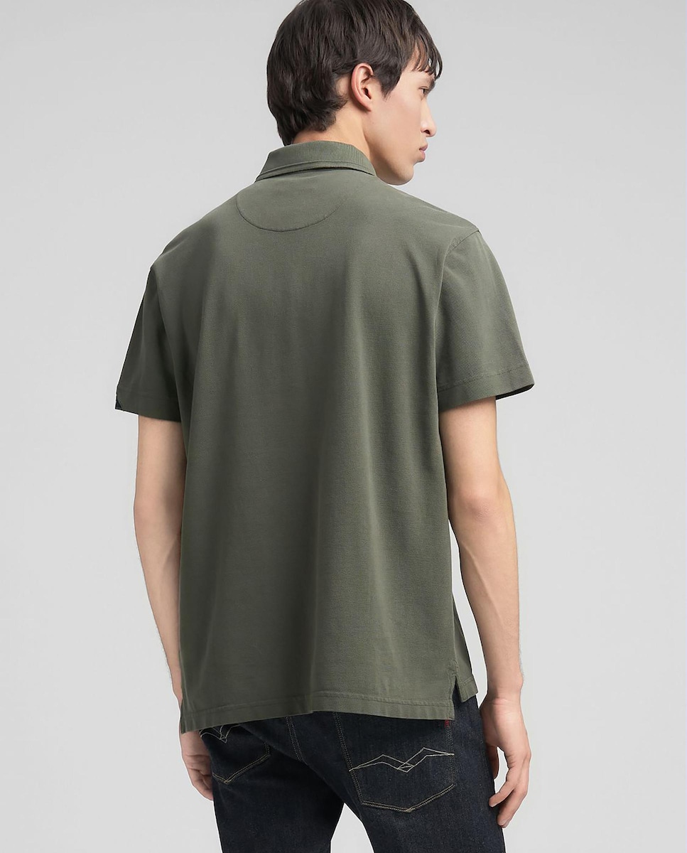 Polo de hombre piqué regular fit de manga corta · Replay · El