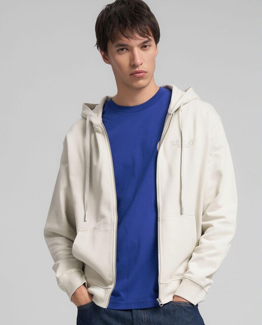 Imagen 0 de Sudadera de hombre con capucha y cierre de cremallera