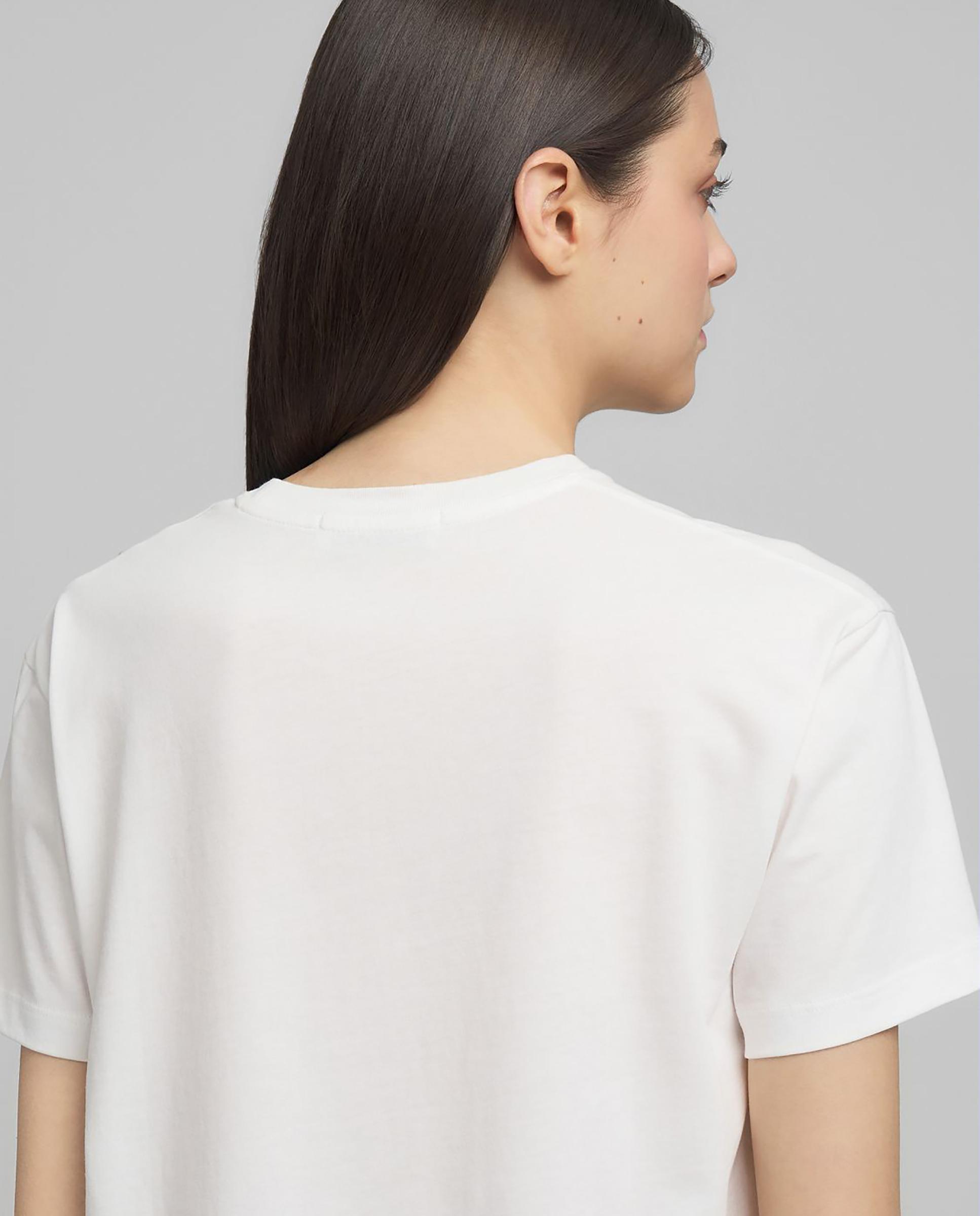 Camiseta de mujer de manga corta y cuello redondo - Replay - Blanco Blanco-6