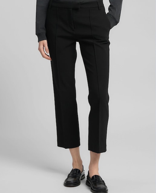 Imagen 0 de Pantalón de mujer cropped con pliegue delantero