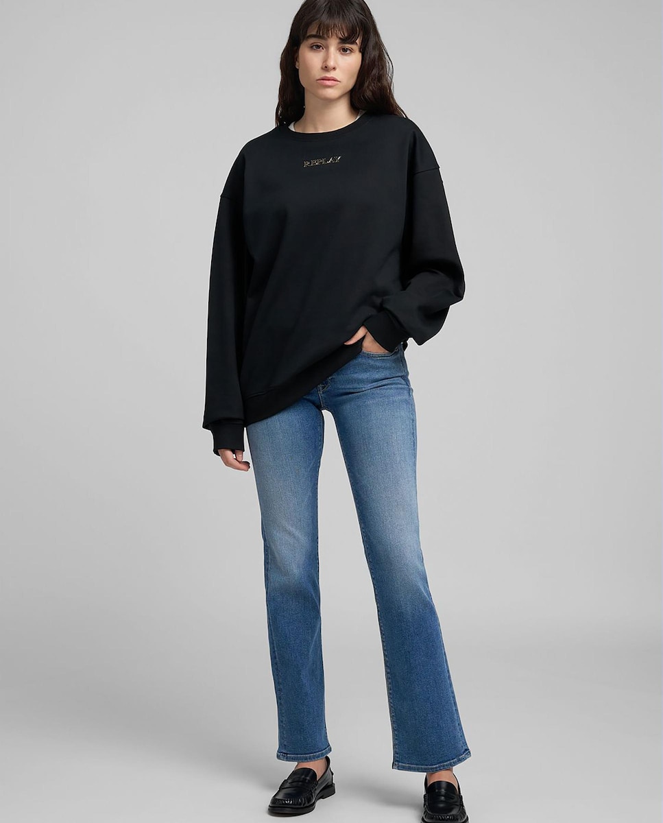 Vaquero de mujer de campana y tiro medio · Replay · El Corte Inglés