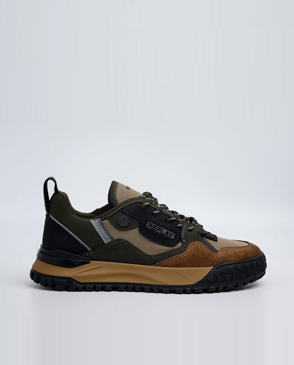 Imagen 0 de Zapatillas deportivas de hombre con cordones Marrón