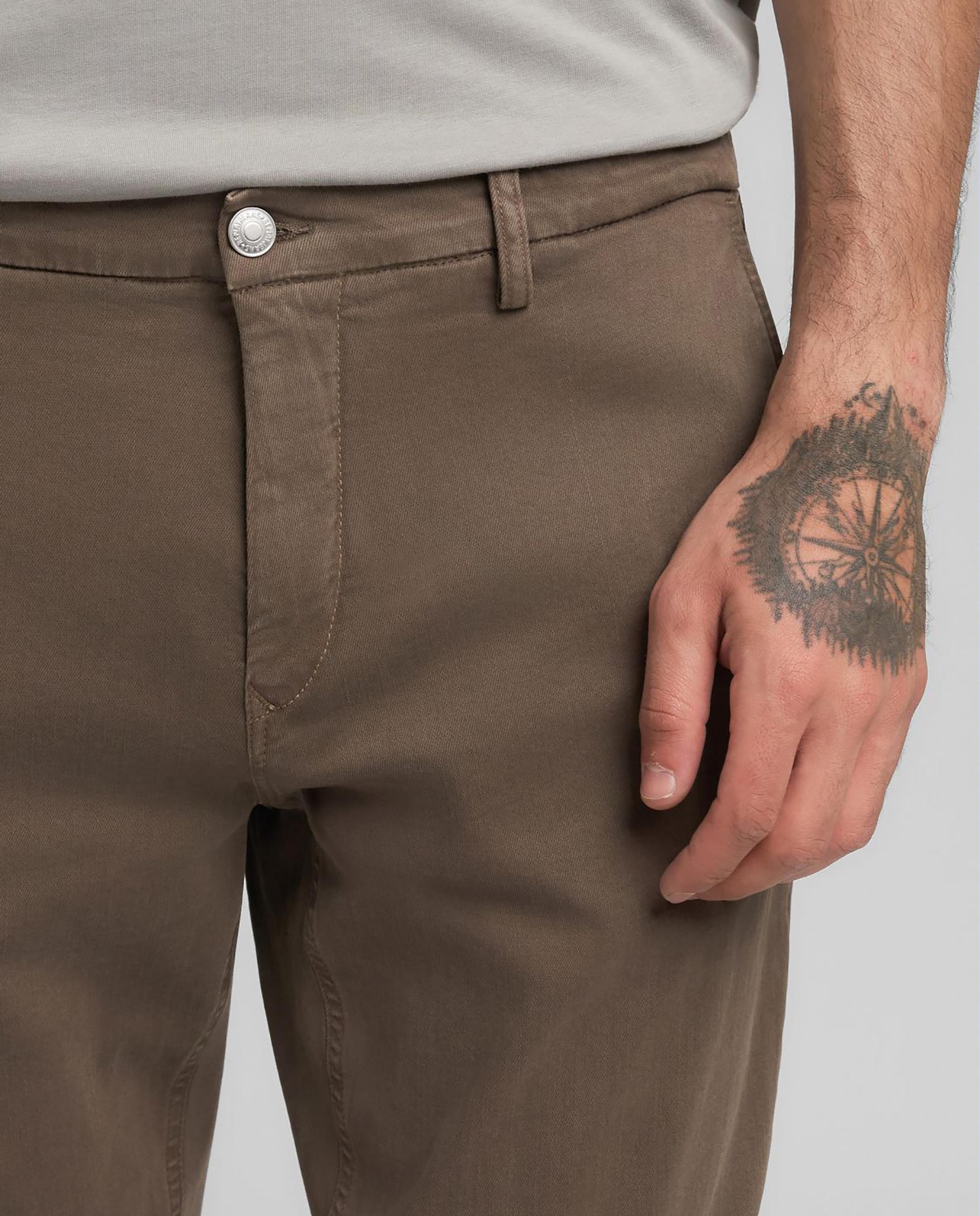 Chinos de hombre regular fit con bolsillos - Replay - Marrón Marrón-5