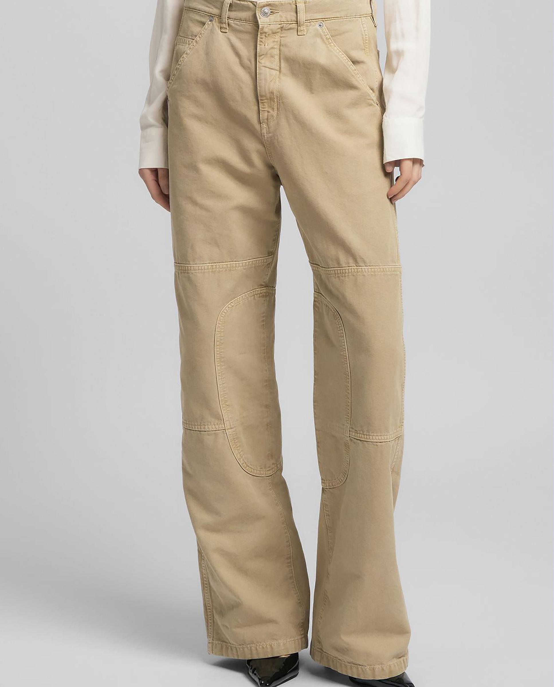 Replay - Pantalón recto de mujer de talle bajo con bolsillos.