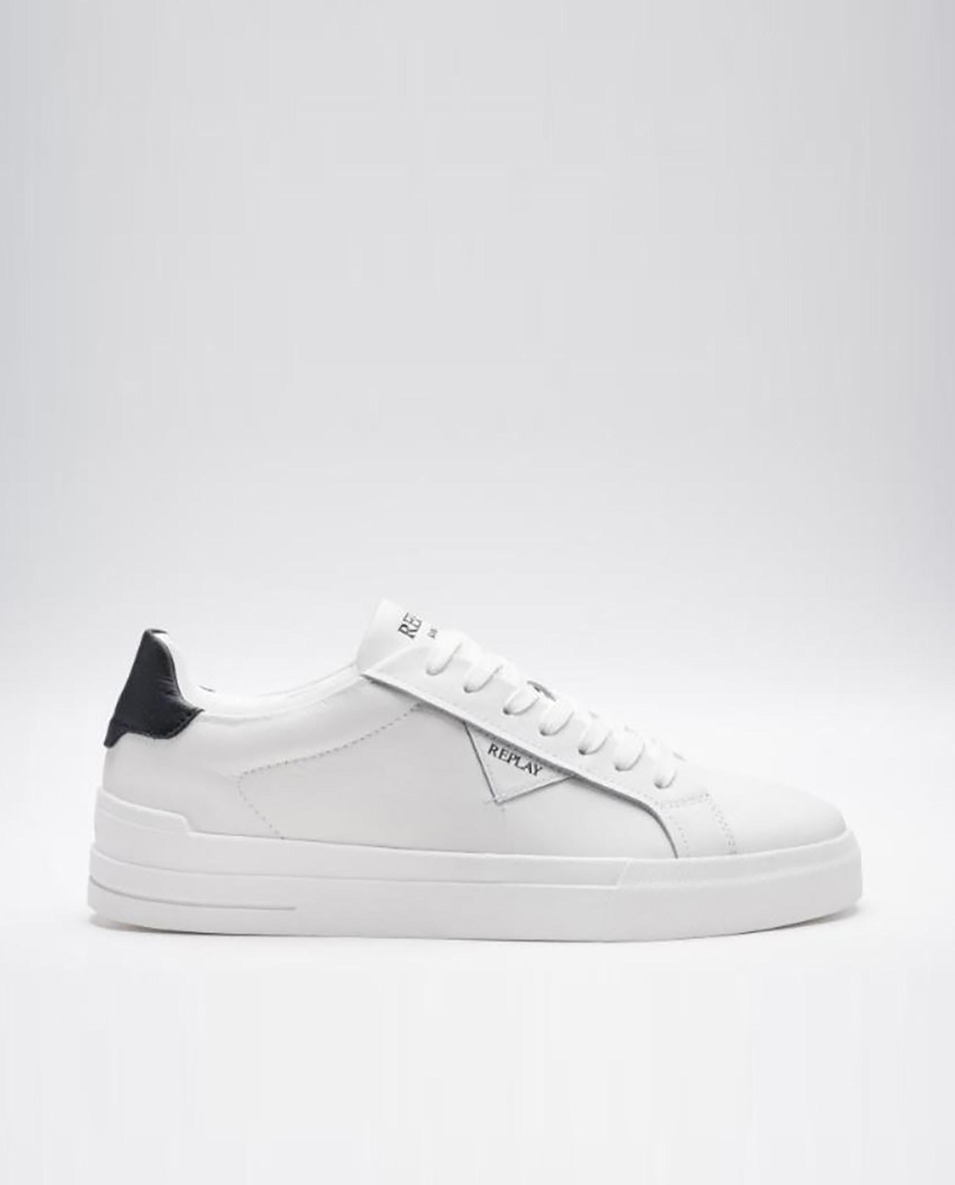 Replay - Zapatillas de vestir de hombre de piel con cordones.