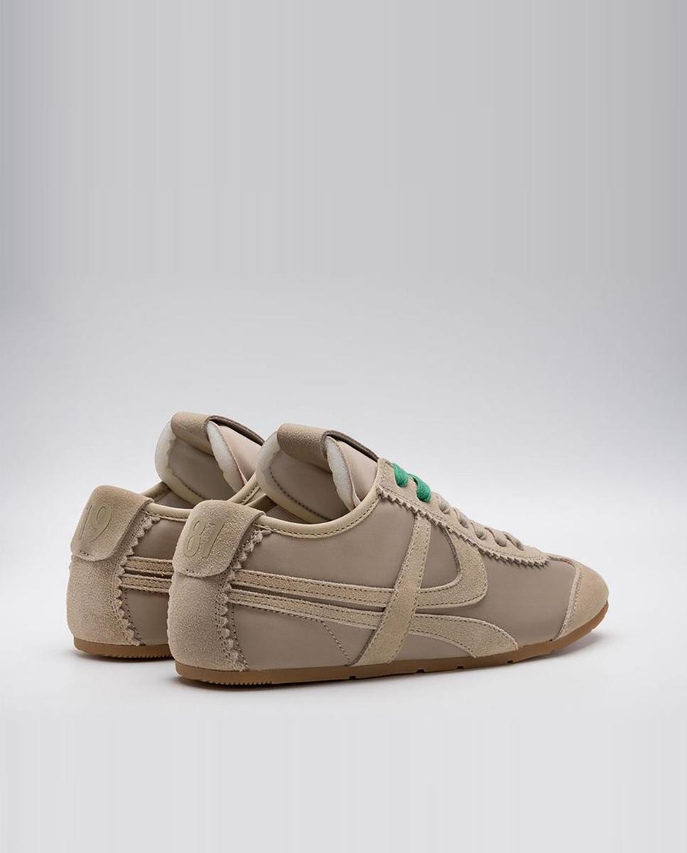 Zapatillas básicas de mujer con cordones bicolor - Replay - Beige Beige-2