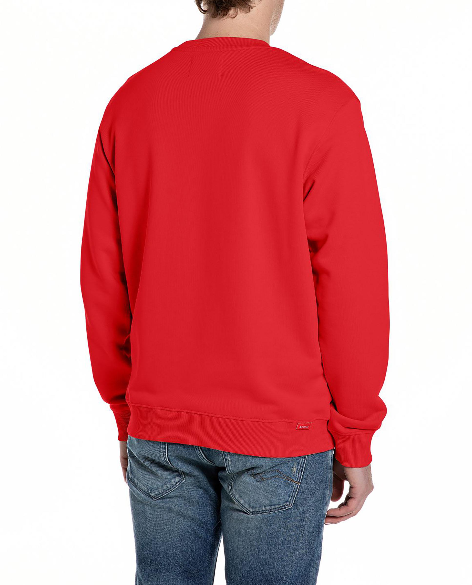 Sudadera de hombre básica de cuello redondo - Replay - Rojo Rojo-2