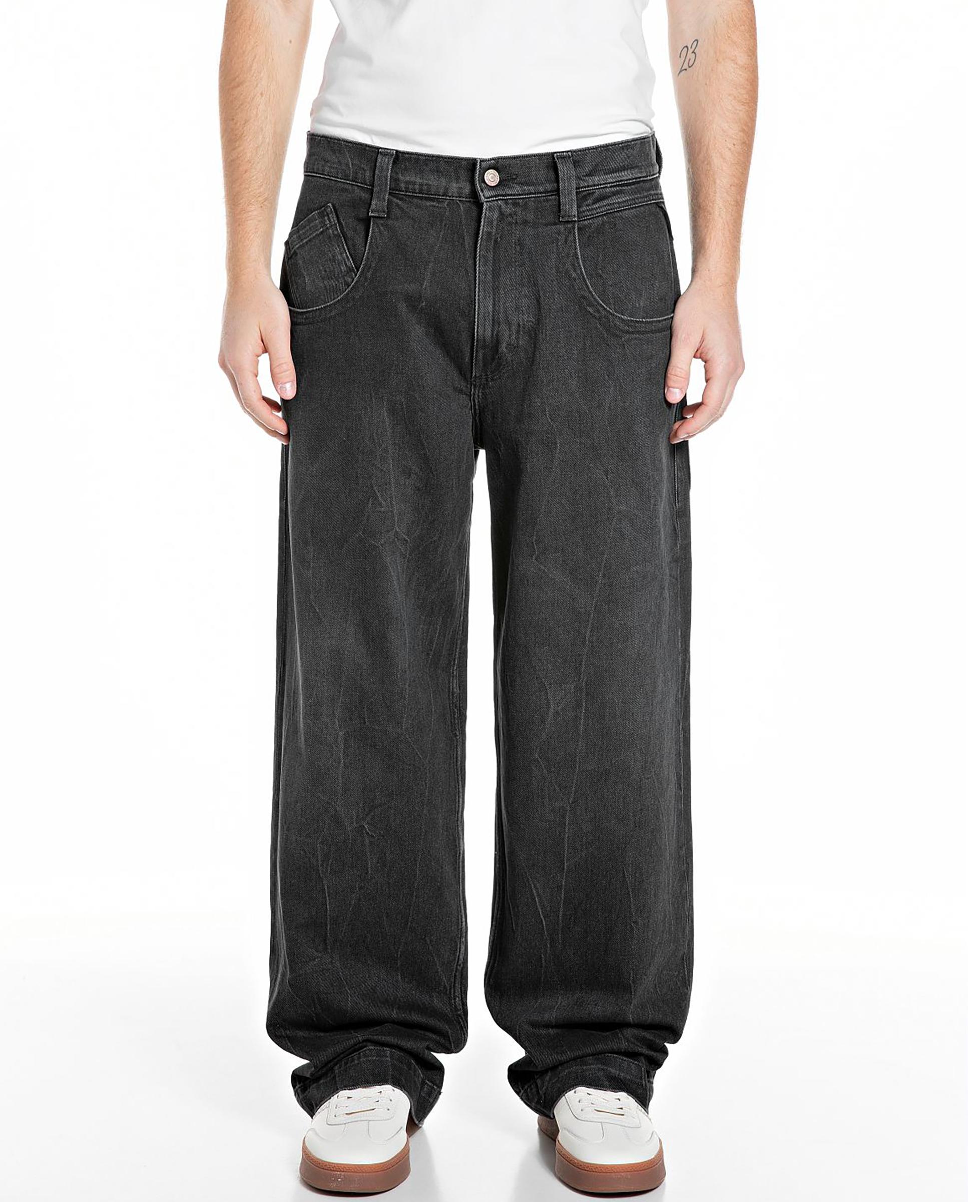 Replay - Vaquero de hombre de algodón relaxed fit.