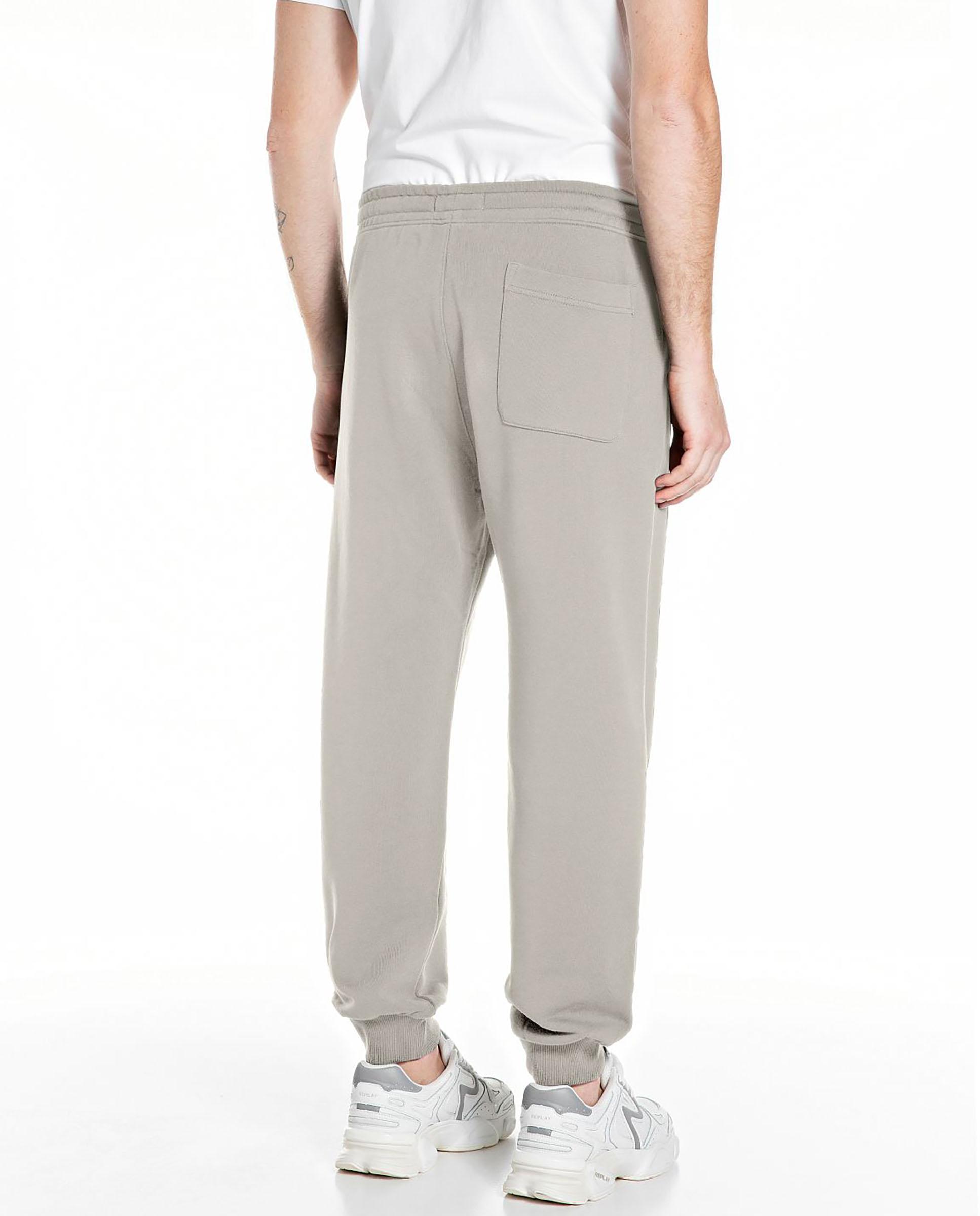 Pantalón jogger de hombre con cintura elástica - Replay - Crema Crema-2