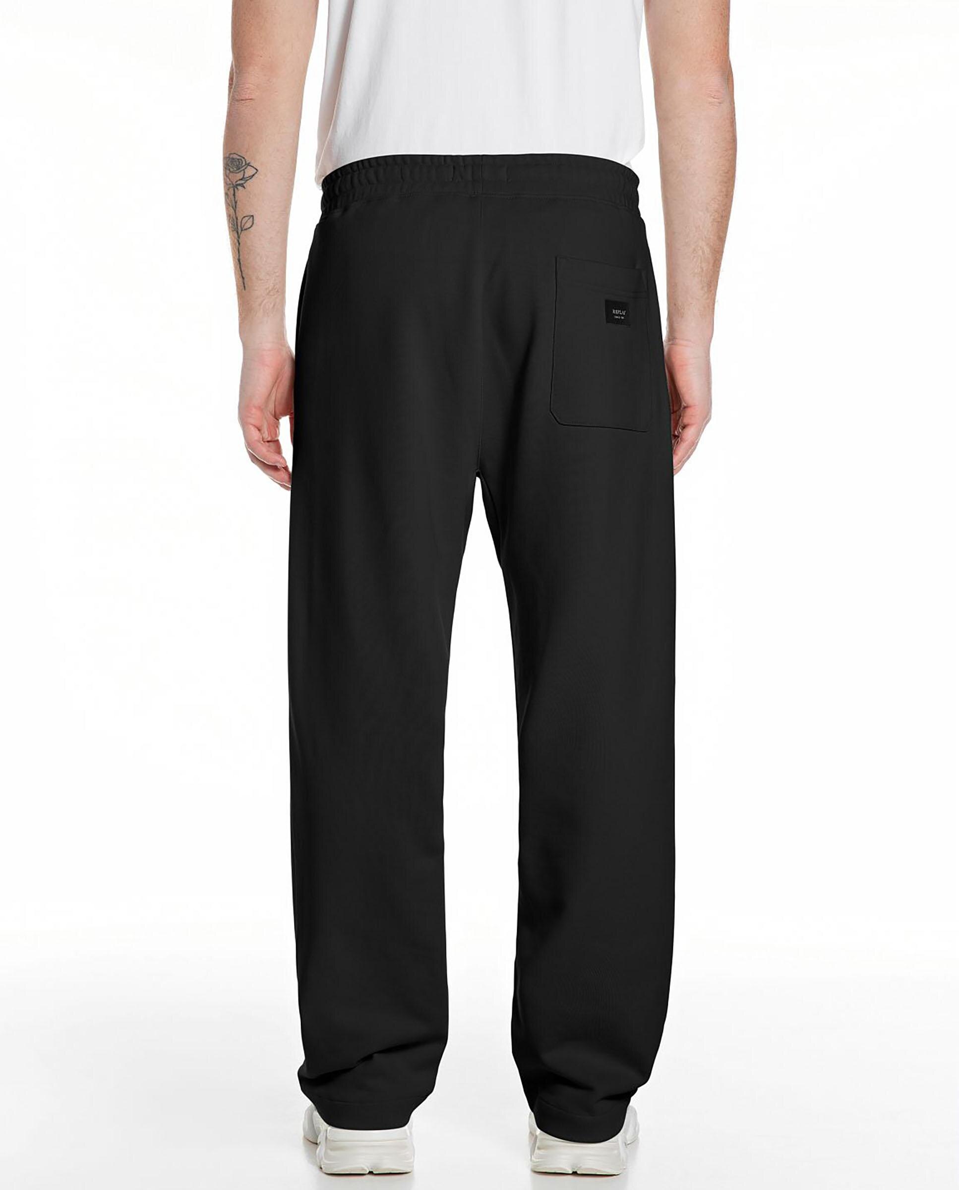 Pantalón jogger de hombre con cintura elástica - Replay - Negro Negro-2