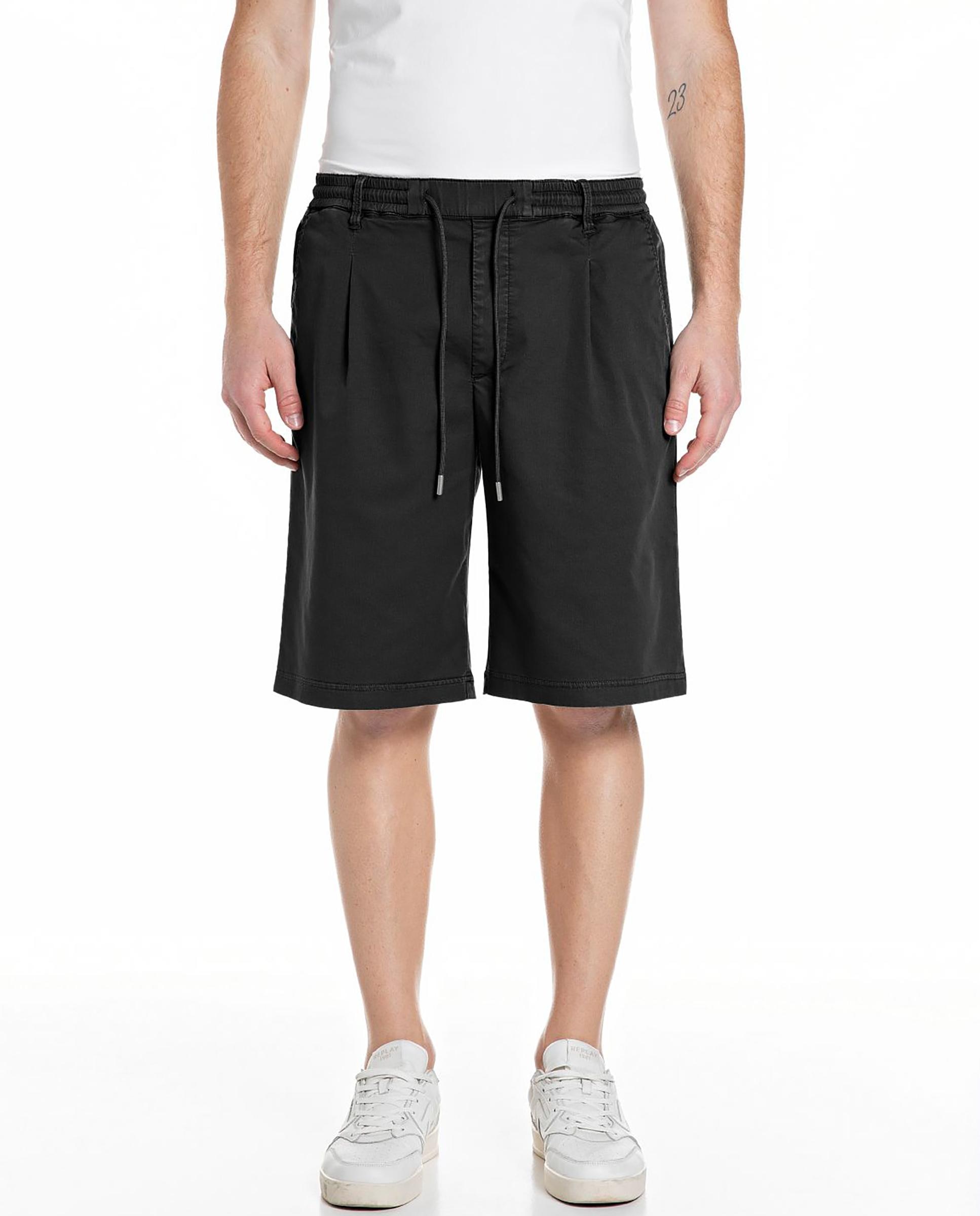 Replay - Bermudas de hombre regular fit con cordón.