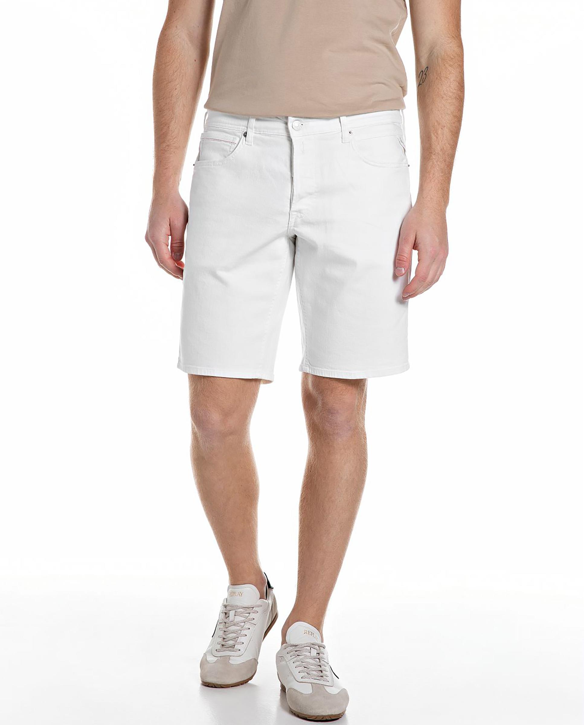 Replay - Bermudas de hombre de algodón cinco bolsillos.