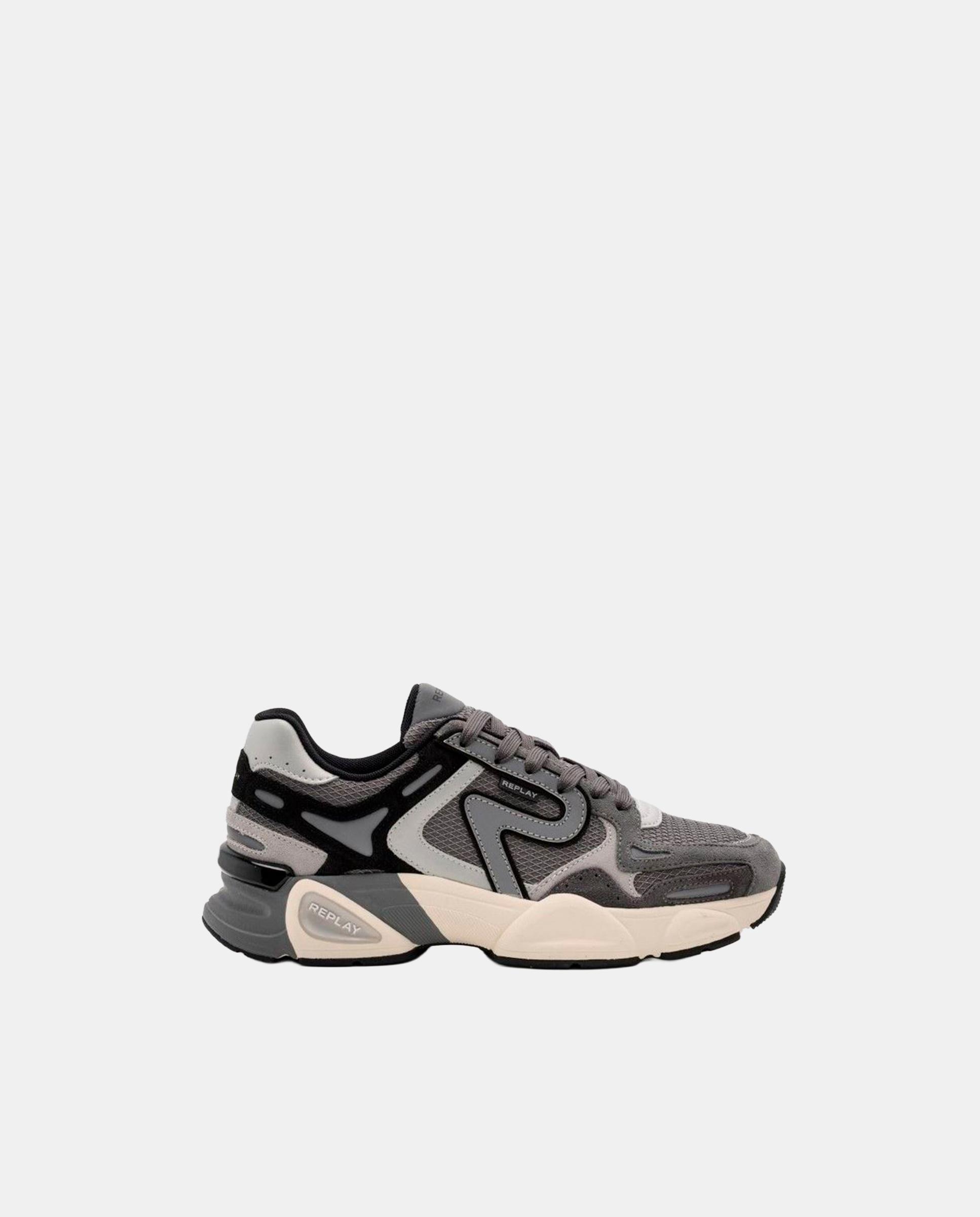 Imagen 0 de Zapatillas deportivas de hombre con cordones Gris