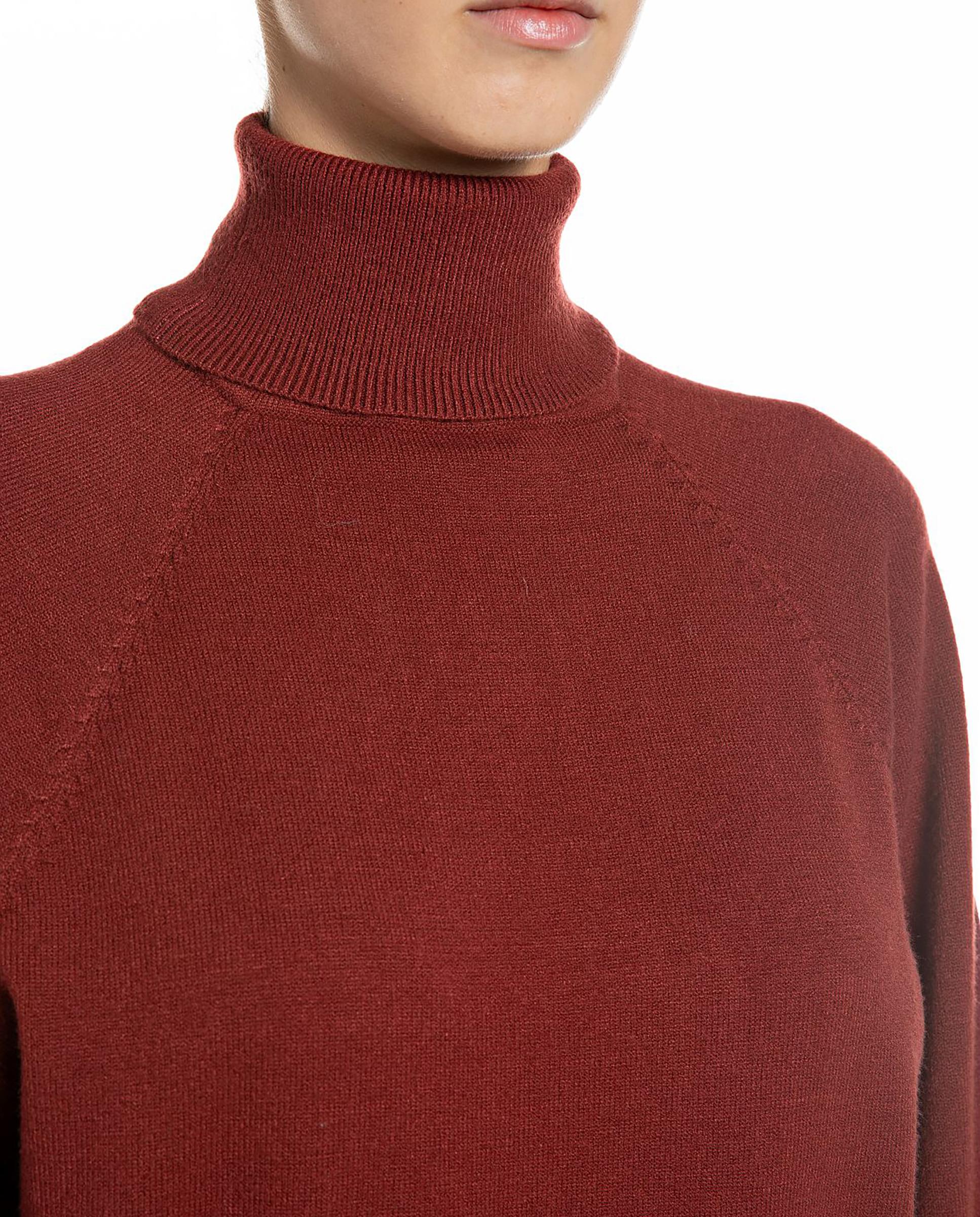 Jersey de mujer holgado de cuello alto - Replay - Granate Granate-2