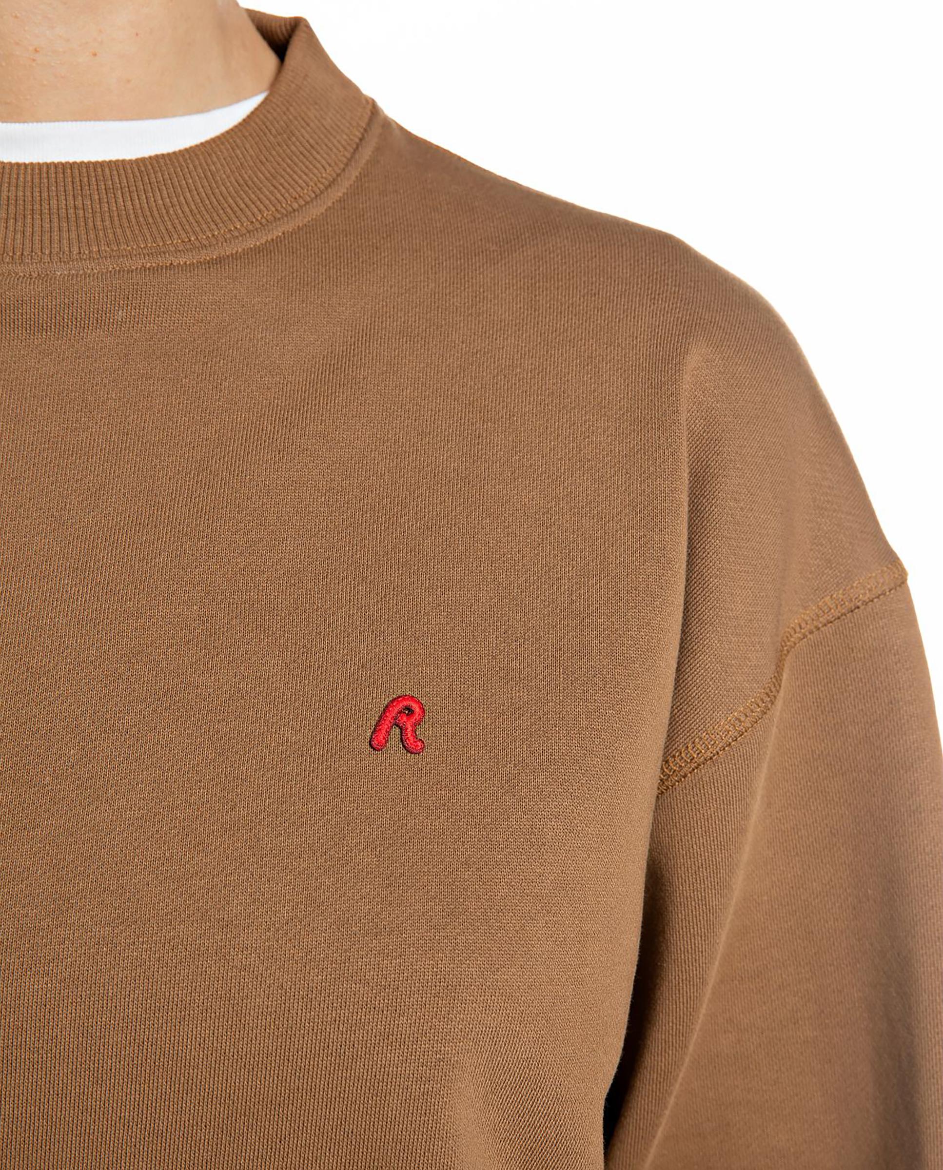 Sudadera de mujer de algodón de cuello redondo - Replay - Caramelo Caramelo-3