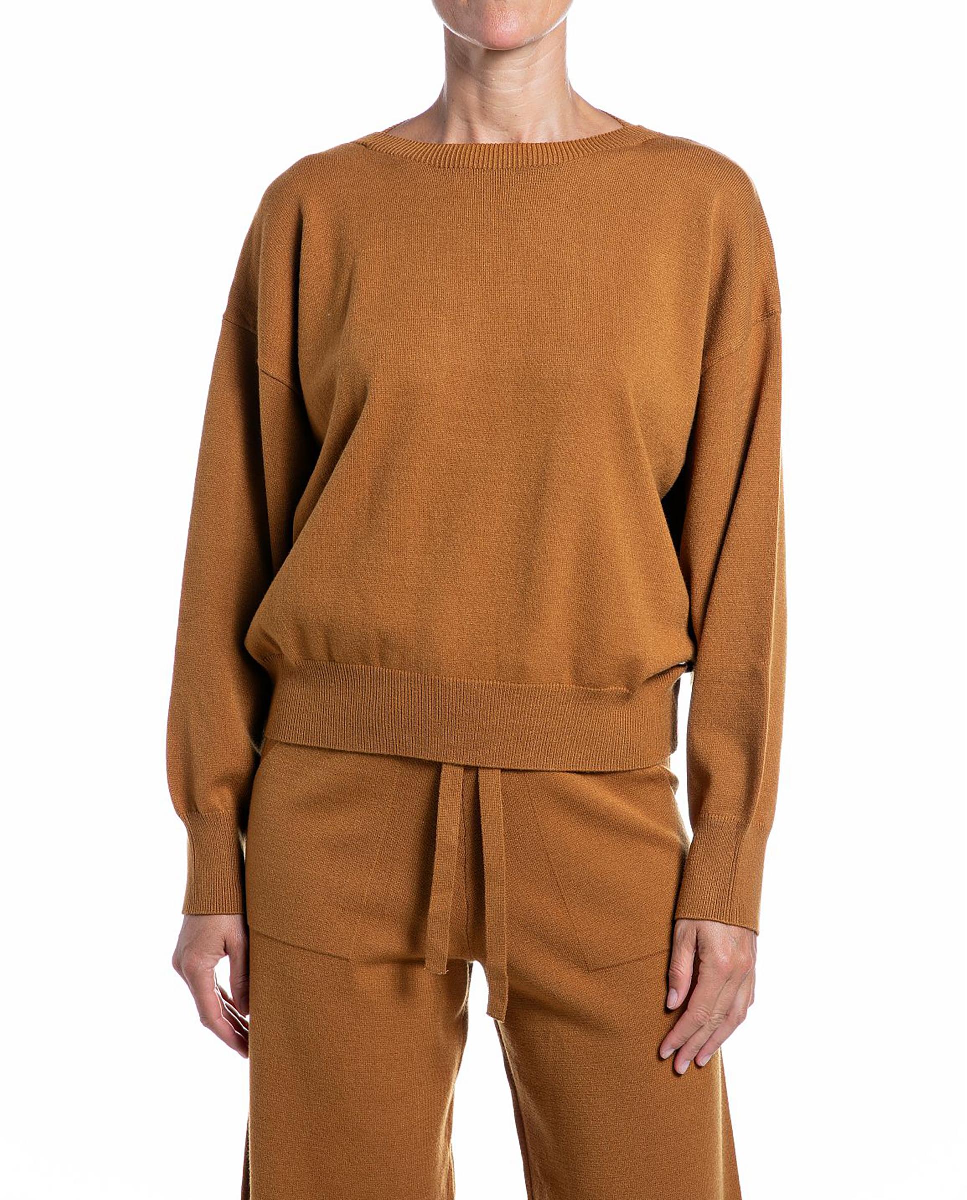 Jersey de mujer holgado de manga larga - Replay - Camel Camel-1