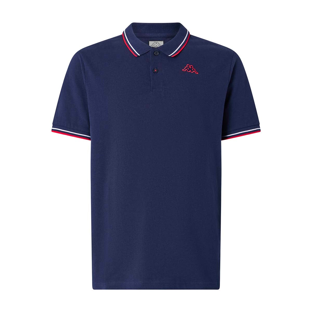 Polo de hombre Ezio2 Kappa - Rojo / Azul marino Rojo / Azul marino-1
