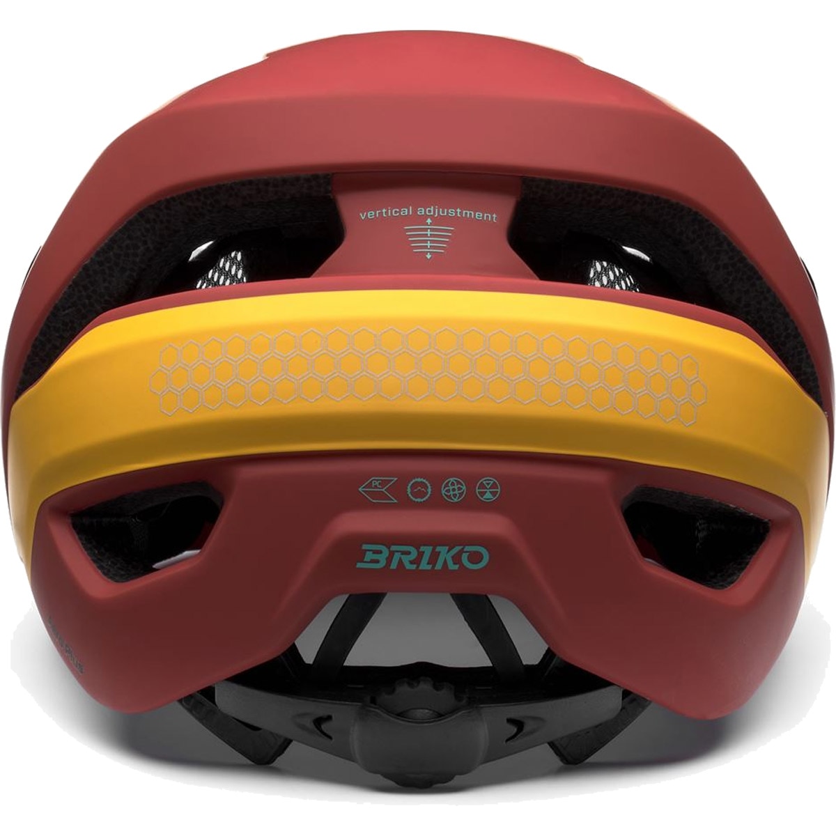 Casco de ciclismo Aero Plus Briko - Rojo Rojo-4
