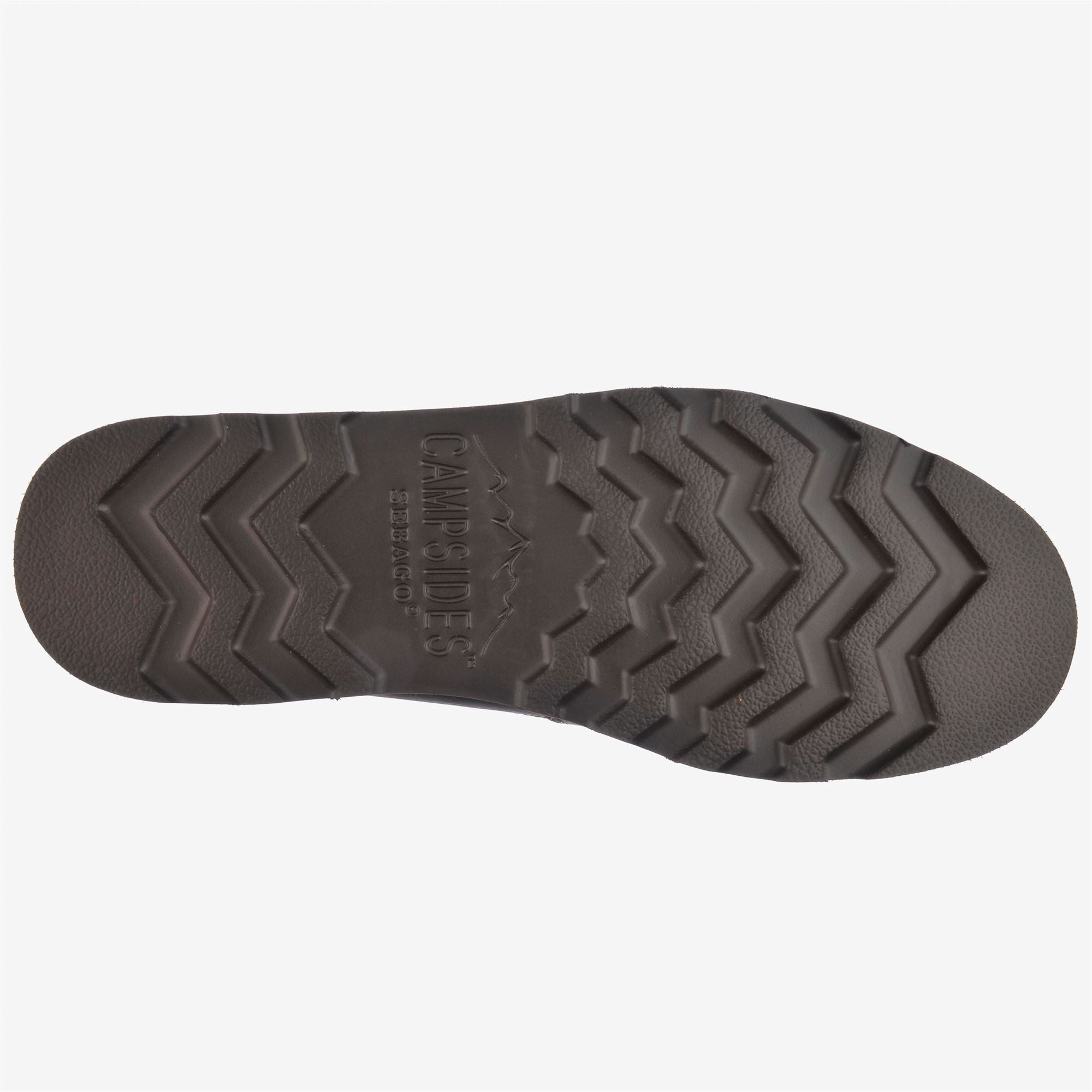 Imagen 3 de Botas de caña media de hombre de piel con puntera moc y cordones - Sebago - Marrón Marrón