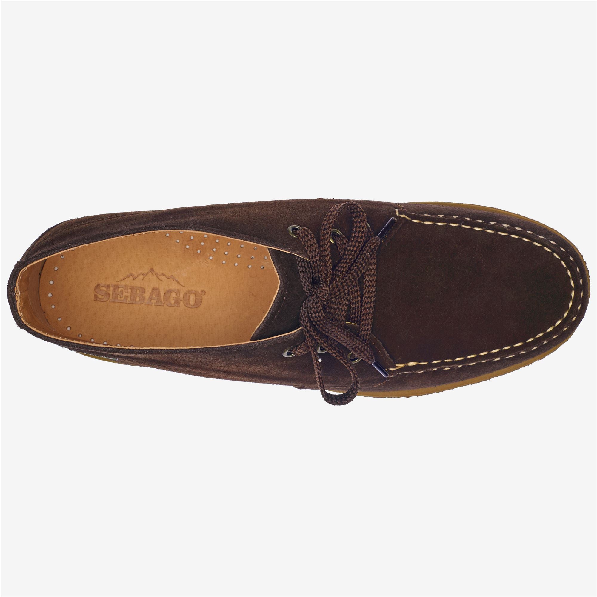 Imagen 4 de Botas tipo desert de hombre de ante con cordones - Sebago - Marrón Marrón