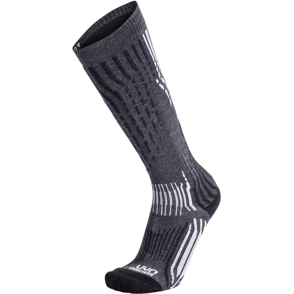Imagen 0 de Calcetines de esquí de mujer Cashmere UYN Gris / Blanco