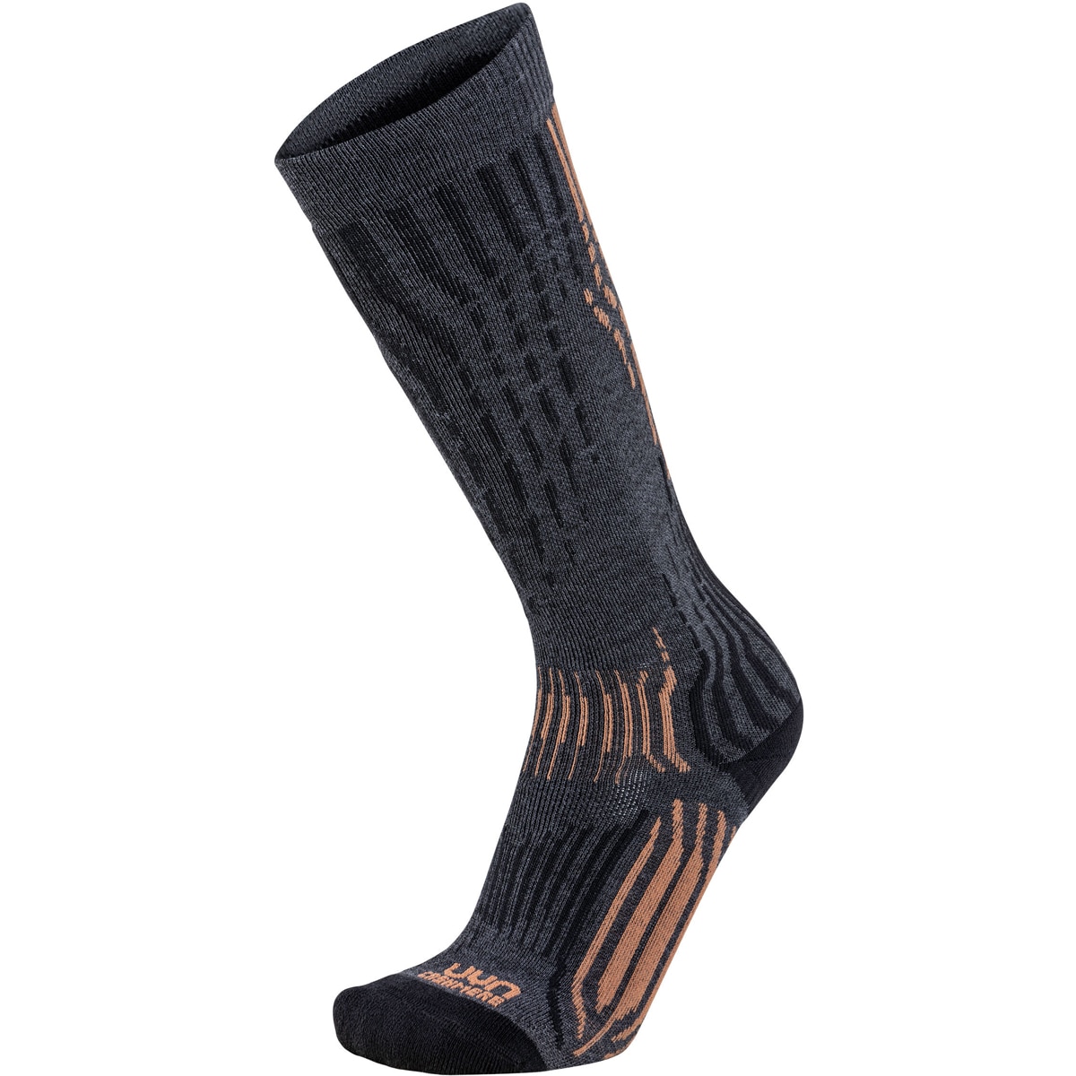 Imagen 0 de Calcetines de esquí de mujer Cashmere UYN Gris / Naranja