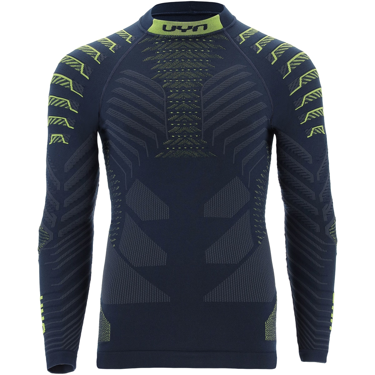 Imagen 0 de Camiseta térmica de hombre Resilyon UYN Negro / Amarillo