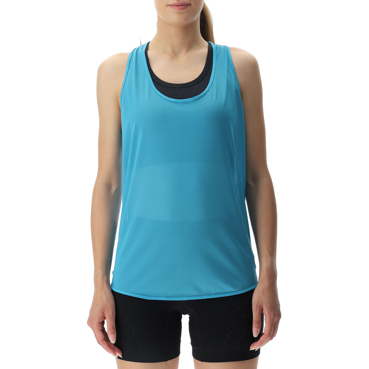 UYN Camiseta de mujer Running Excel O Aernet Slev Azul