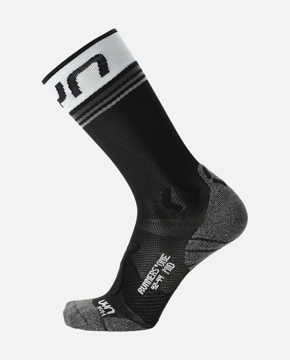 Calcetines de esquí de mujer WOMAN RUNNER'S ONE MID Uyn - Blanco Blanco-3