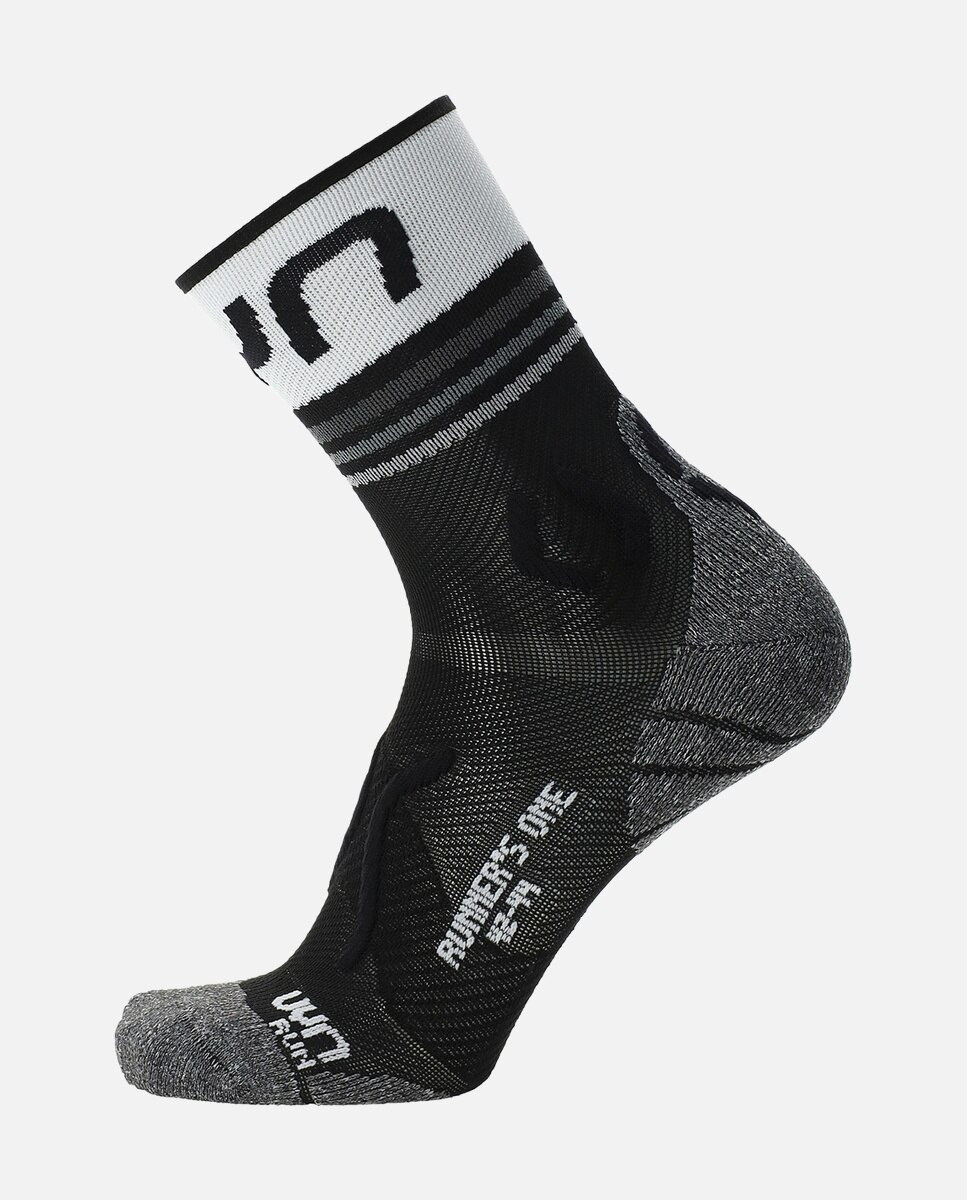 Calcetines de esquí de mujer RUNNER'S ONE SHORT Uyn - Blanco Blanco-3