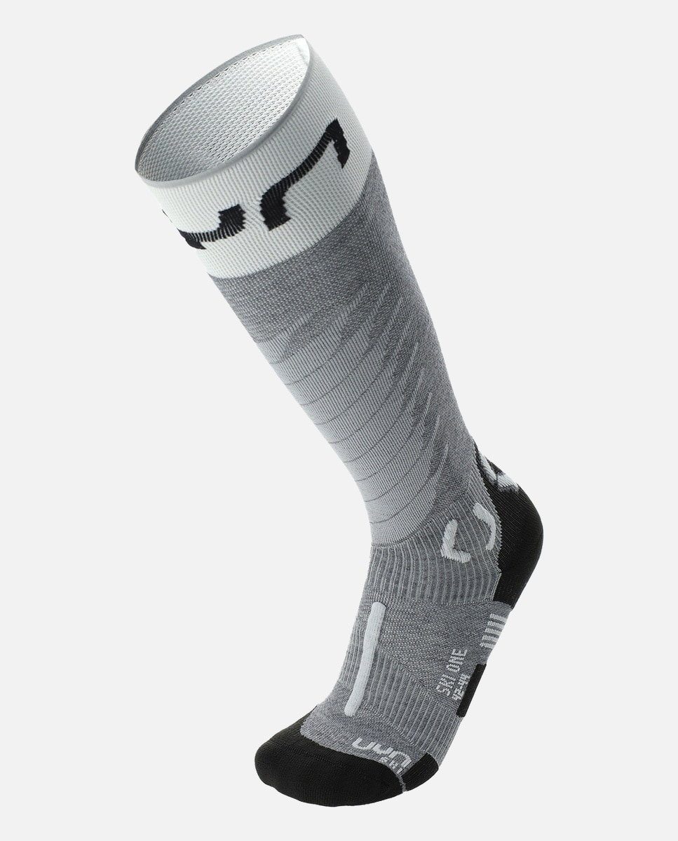 Calcetines de esquí de hombre UYN MAN SKI ONE MERINO Uyn - Gris Gris-1