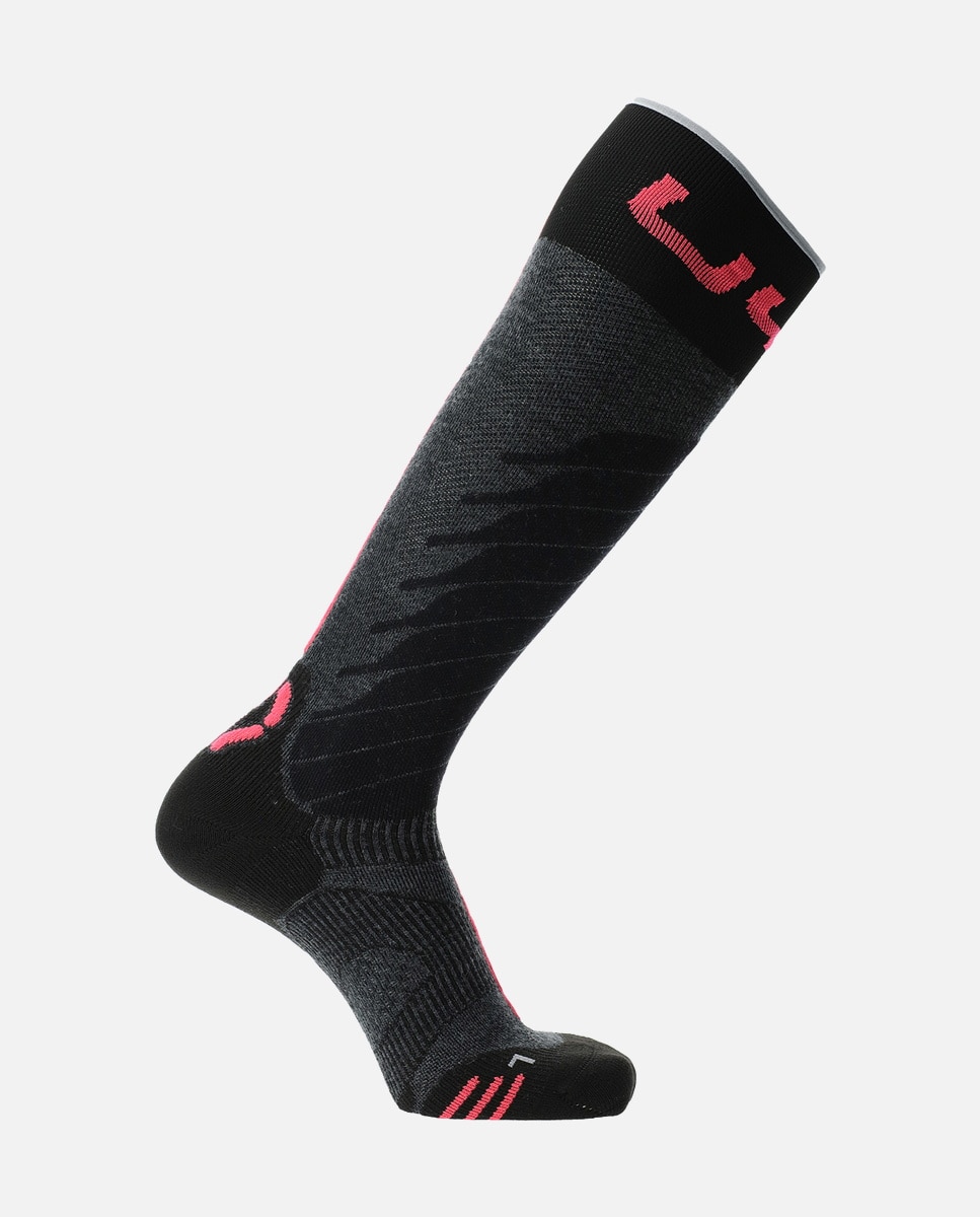 Calcetines de esquí de mujer UYN WOMAN SKI ONE MERINO Uyn - Rosa Rosa-4