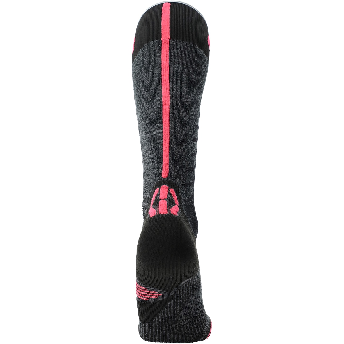 Calcetines de esquí de mujer One Merino UYN - Gris / Rosa Gris / Rosa-2