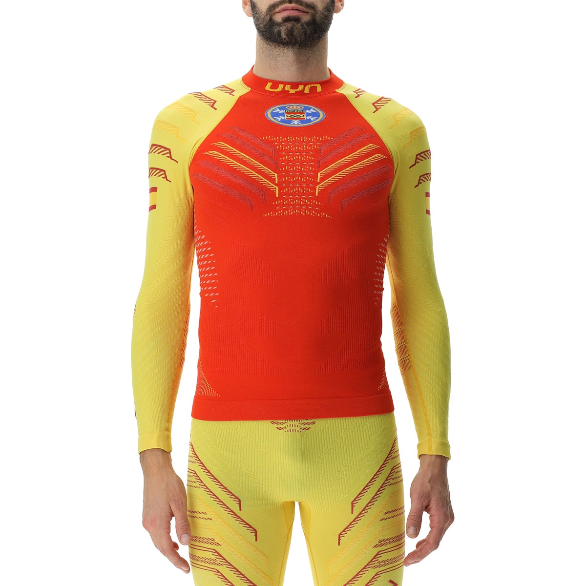 Imagen 0 de Camiseta térmica de hombre Natyon 3.0 Spain UYN Amarillo