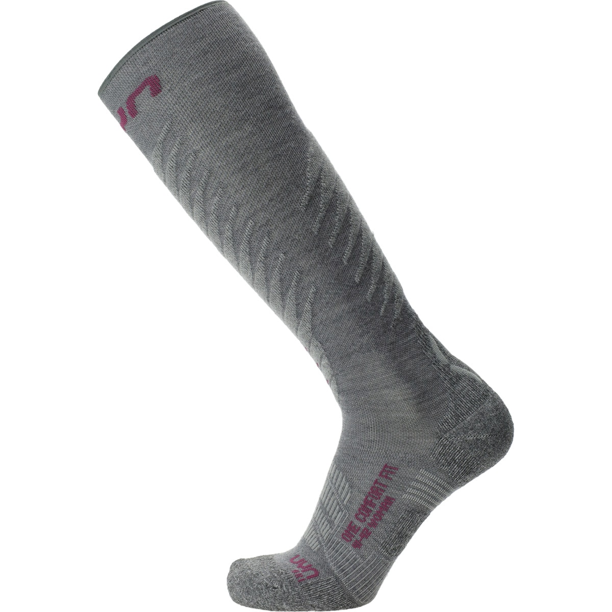UYN Calcetines de esquí de mujer One Comfort Fit Gris