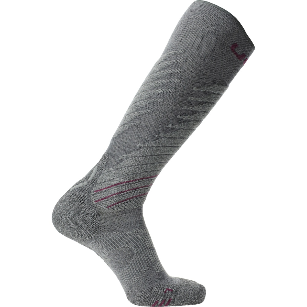 Calcetines de esquí de mujer One Comfort Fit UYN - Gris Gris-2