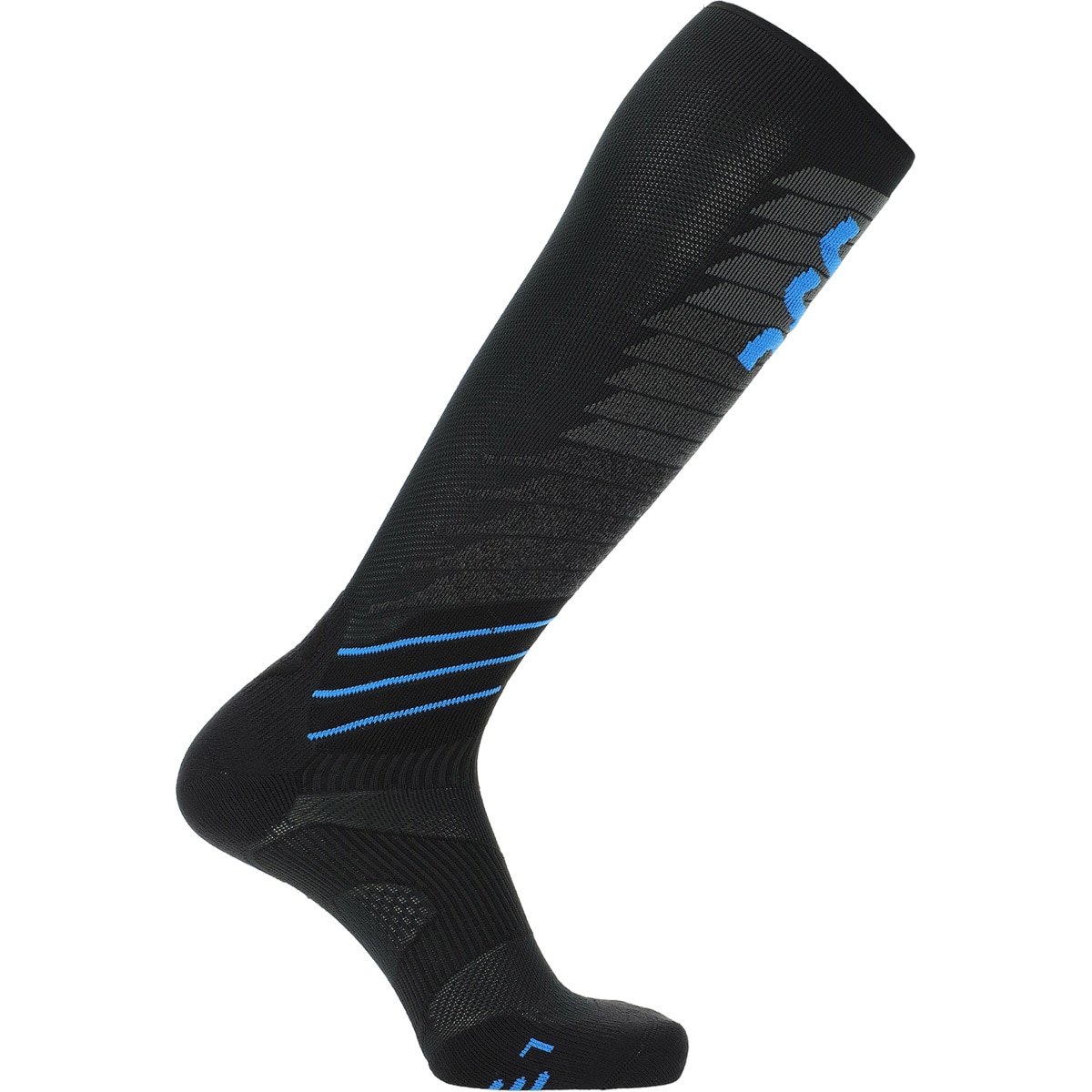 Calcetines de esquí de hombre Evo Race One UYN - Negro / Azul Negro / Azul-2