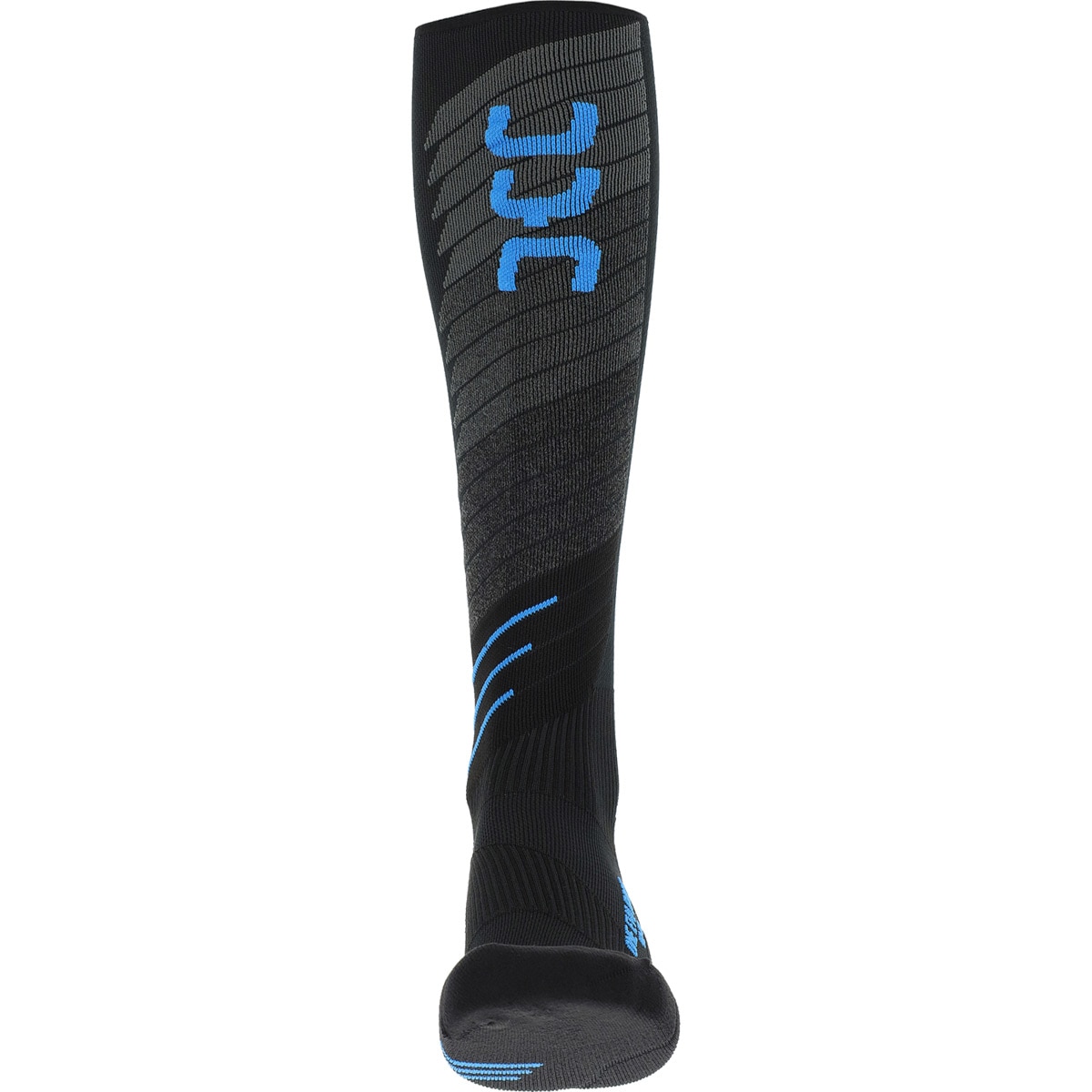 Calcetines de esquí de hombre Evo Race One UYN - Negro / Azul Negro / Azul-3