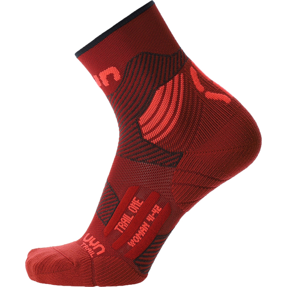 UYN Calcetines de mujer Run Trail One Rojo