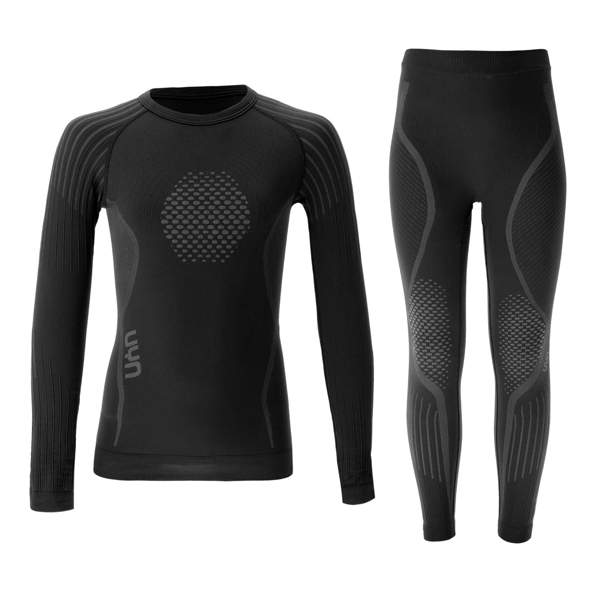 Imagen 0 de Set ropa interior térmica de niños Visyon Uyn Negro