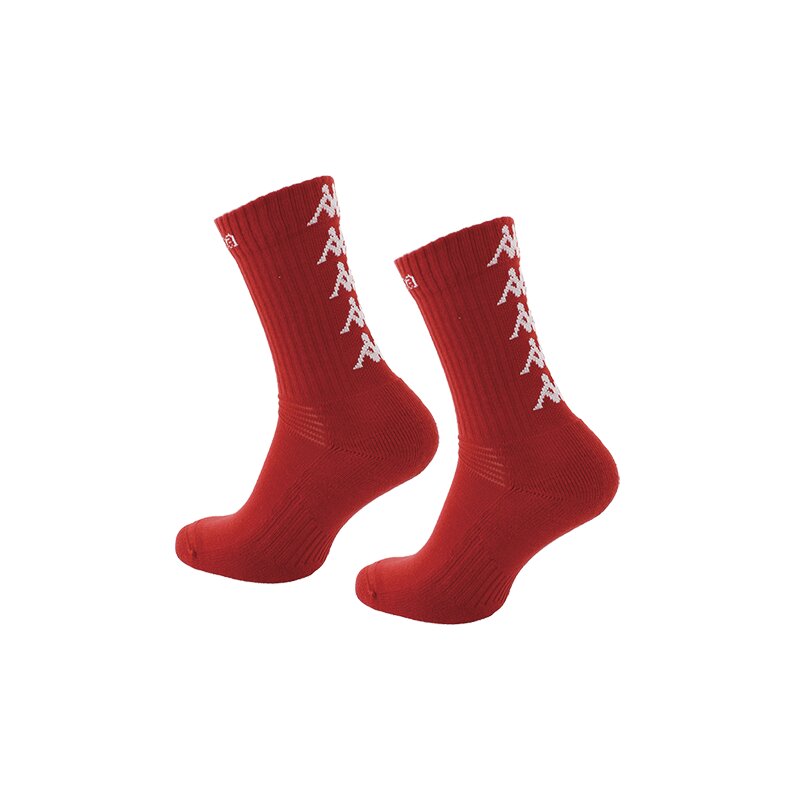 Pack de 3 pares de calcetines unisex Eleno Kappa - Rojo Rojo-2