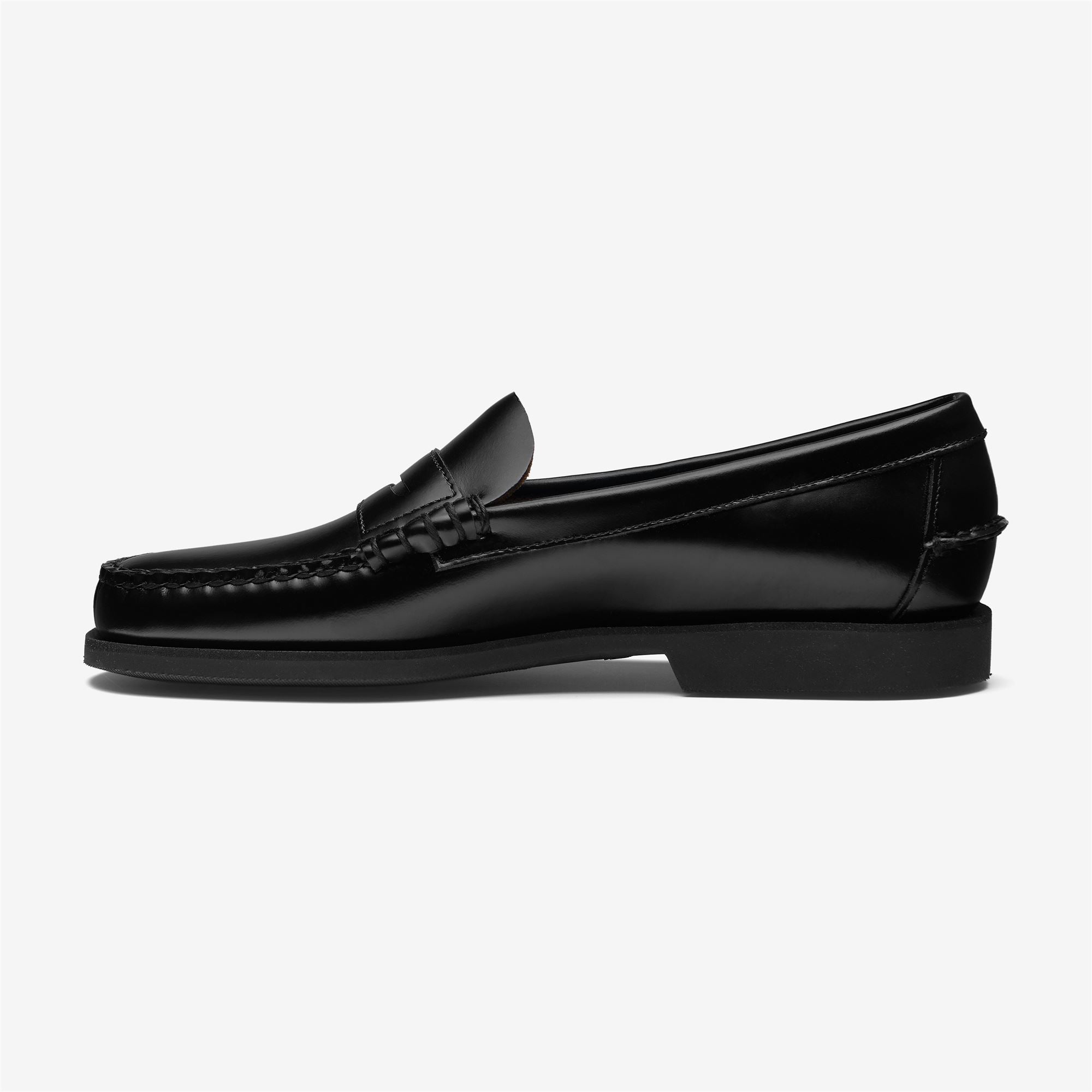 Mocasin de mujer en piel con suela de goma - Sebago - Negro Negro-2