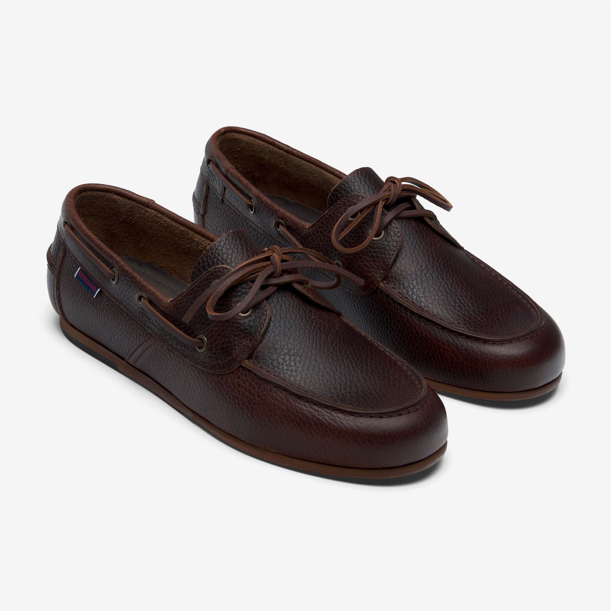 Imagen 3 de Náuticos de hombre de piel con cordones - Sebago - Marrón Marrón