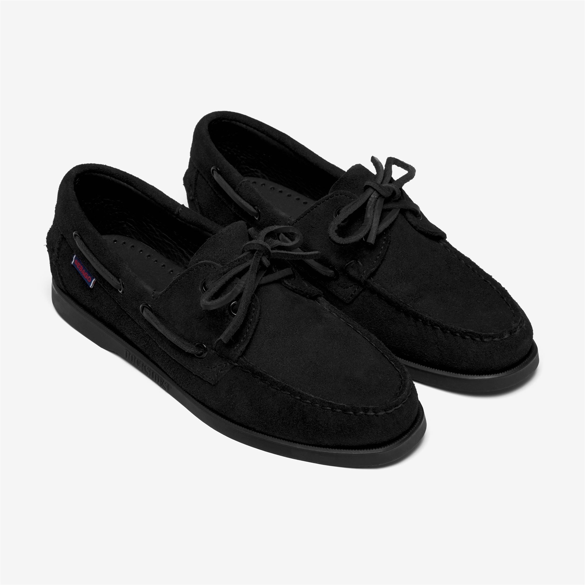 Náuticos de mujer de ante antideslizantes - Sebago - Negro Negro-3