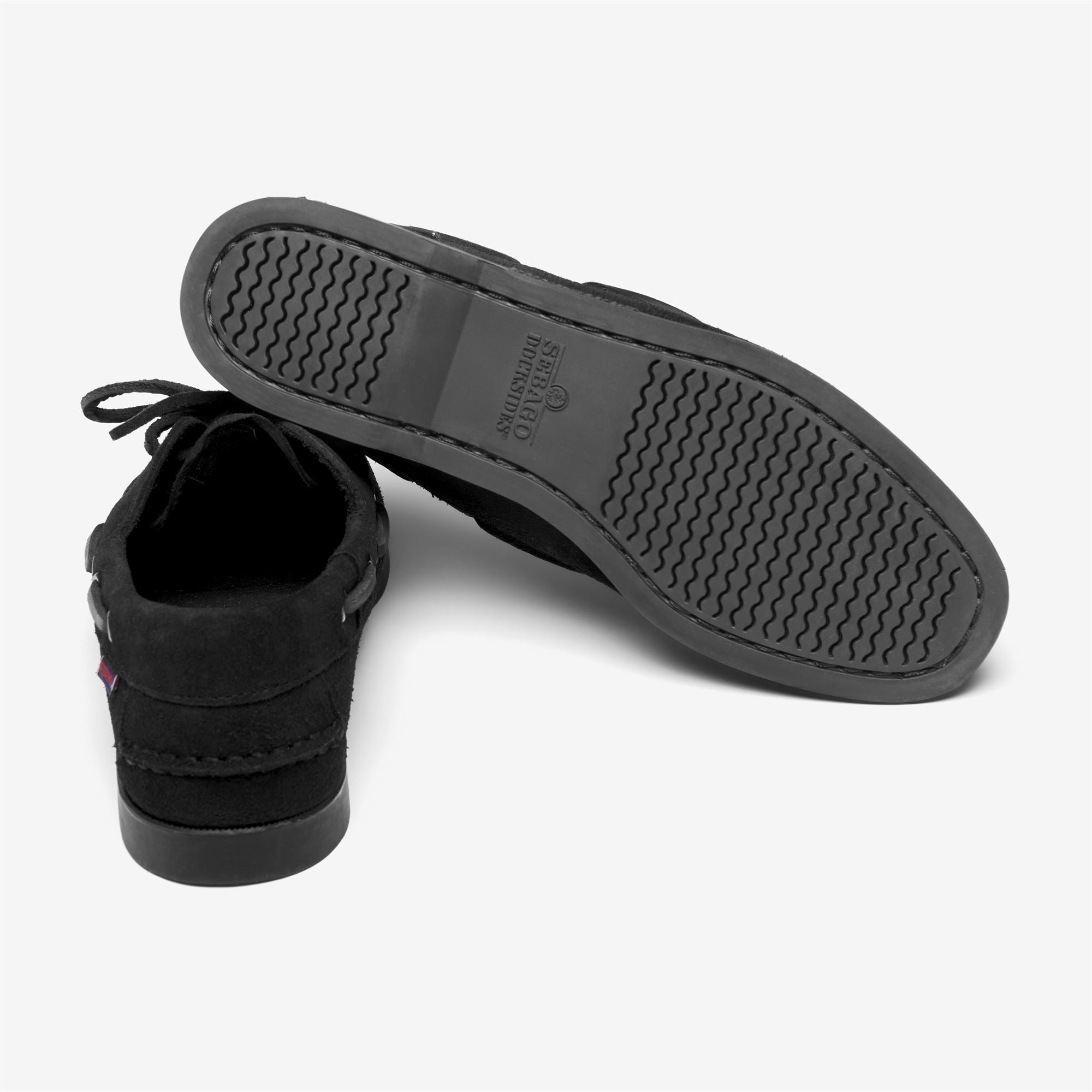 Náuticos de mujer de ante antideslizantes - Sebago - Negro Negro-4