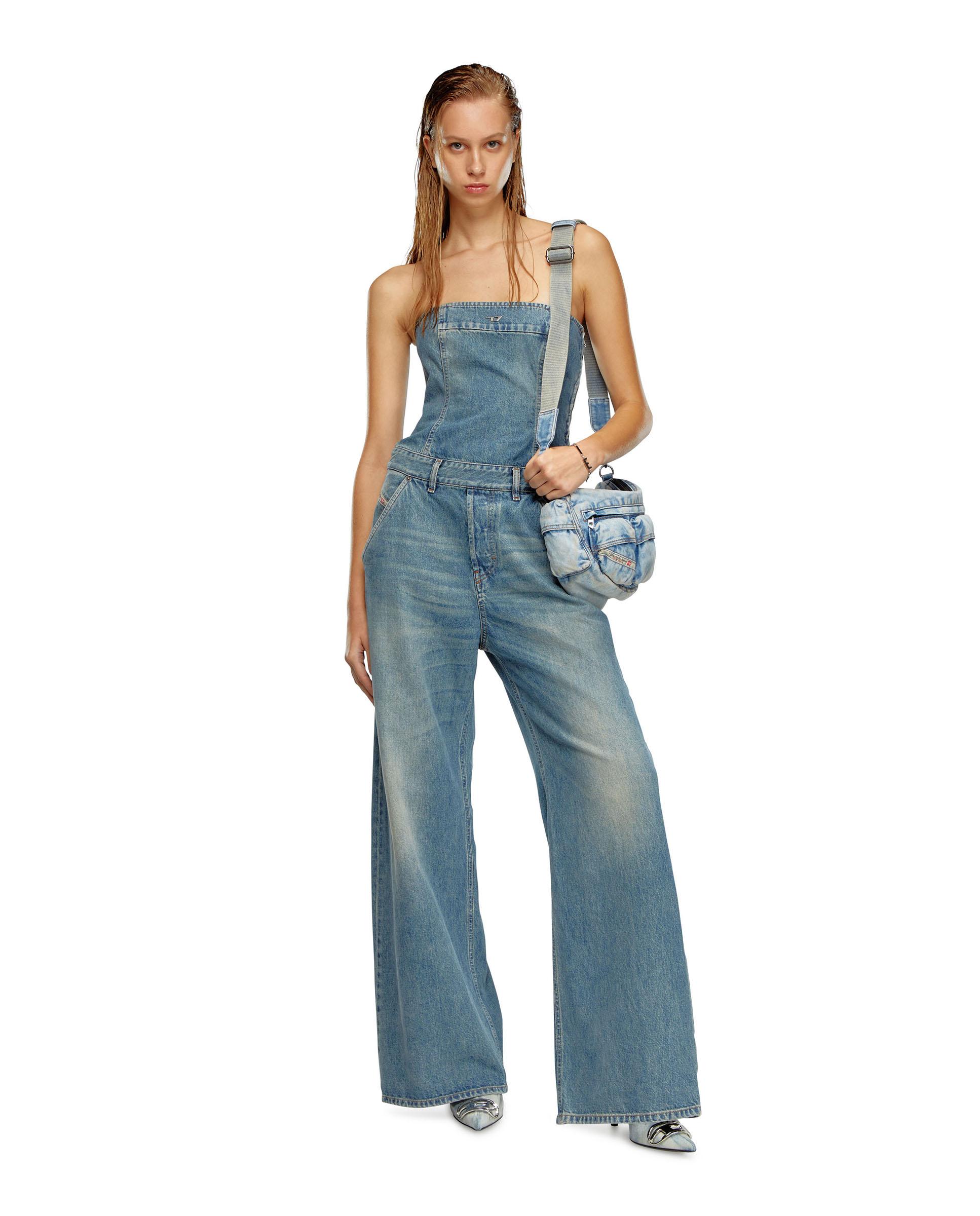 Diesel - Mono de mujer con escote en palabra de honor.