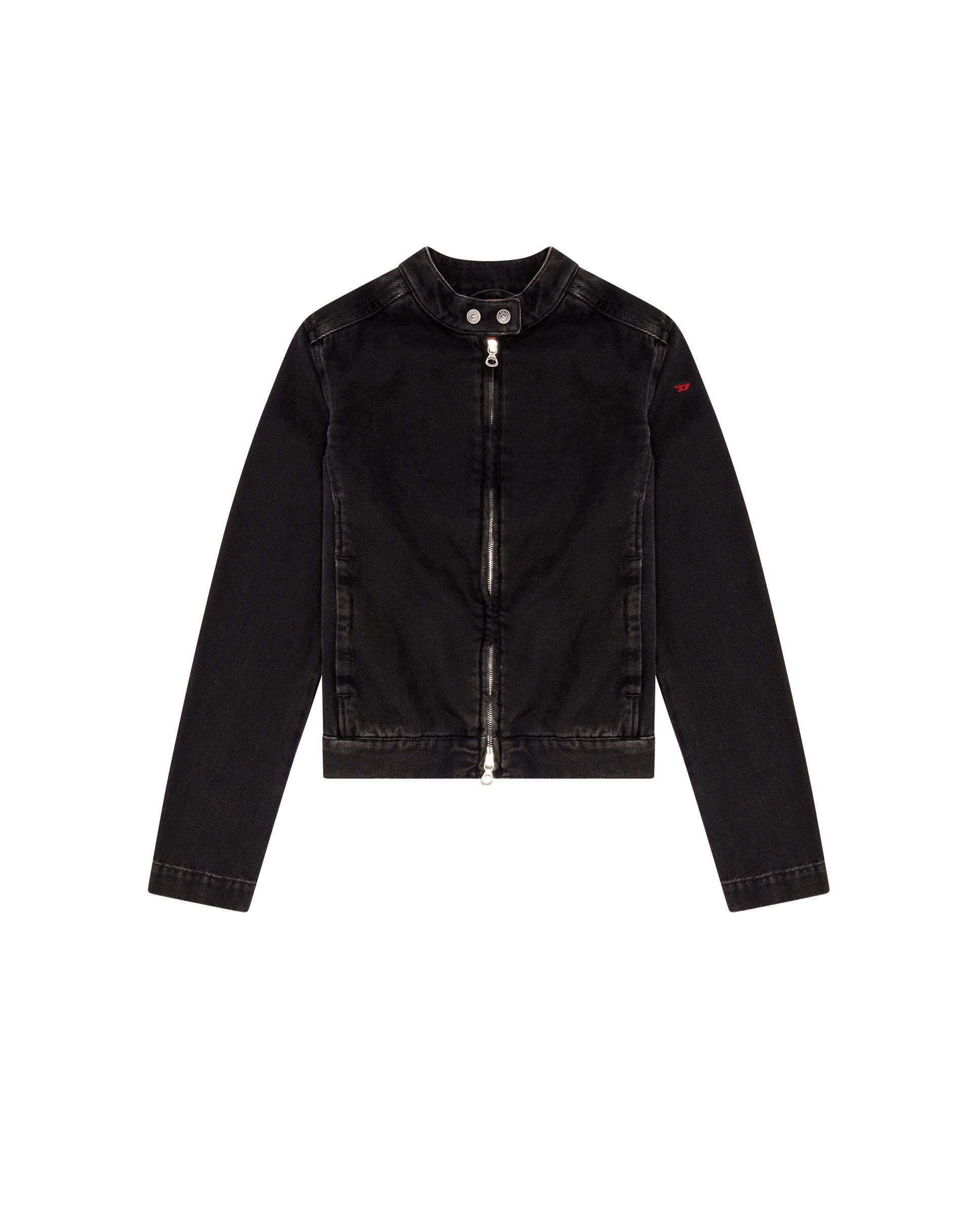 Chaqueta denin de mujer de algodón - Diesel - Negro Negro-5