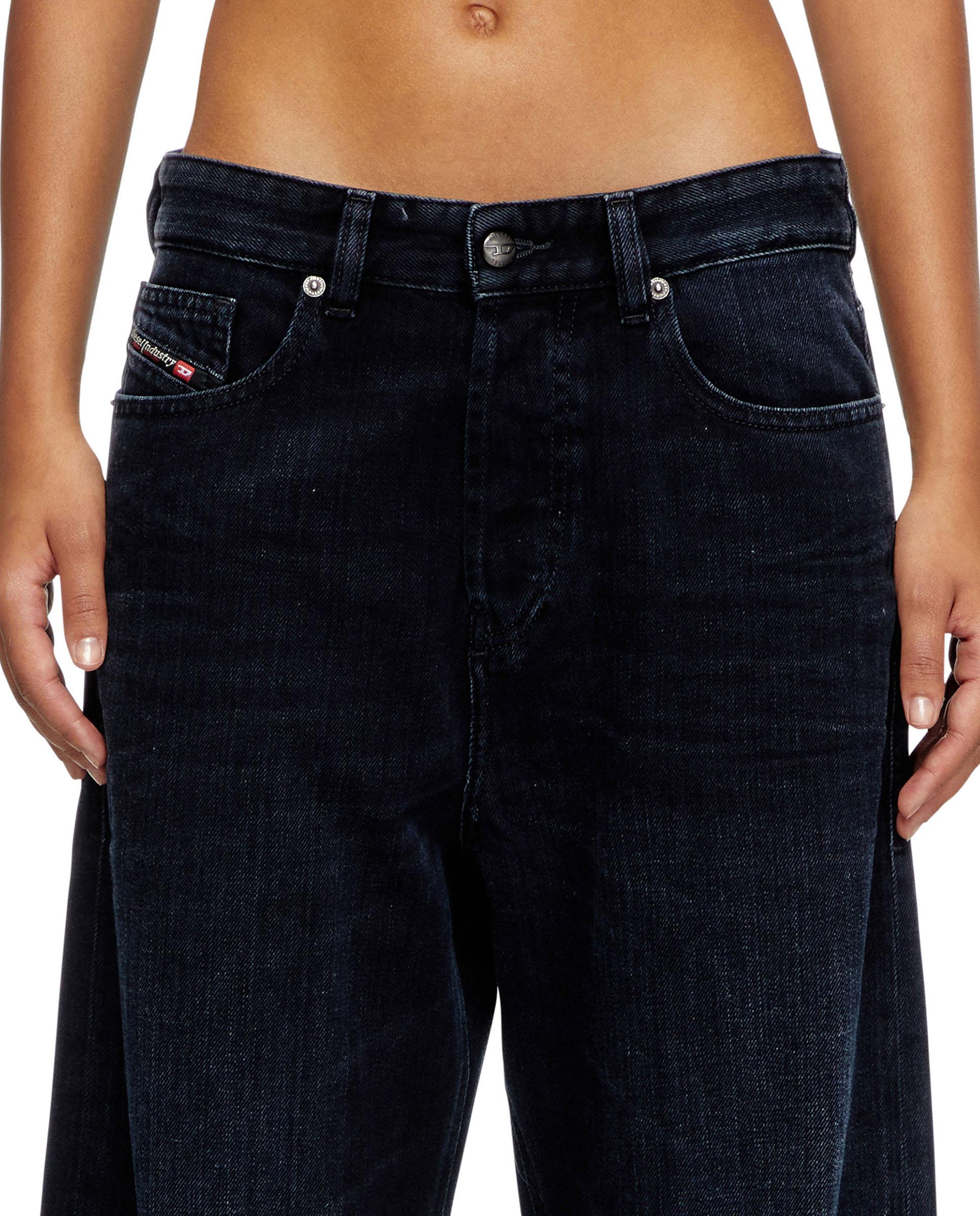 Vaquero campana de mujer y cintura baja - Diesel - Azul oscuro Azul oscuro-4
