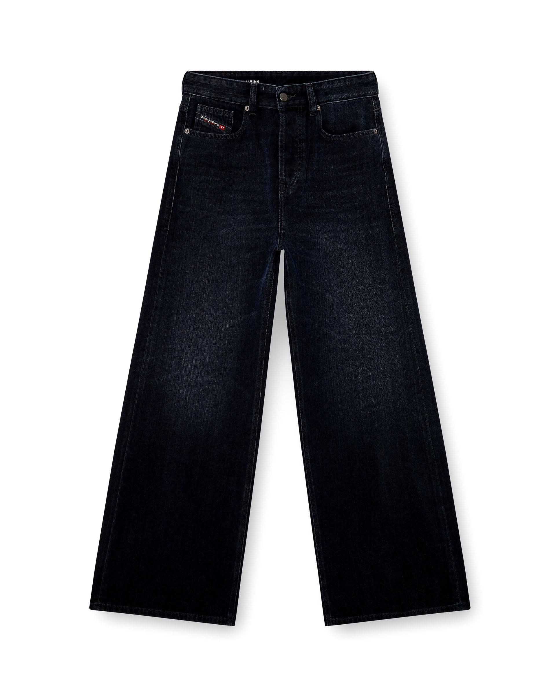 Vaquero campana de mujer y cintura baja - Diesel - Azul oscuro Azul oscuro-5