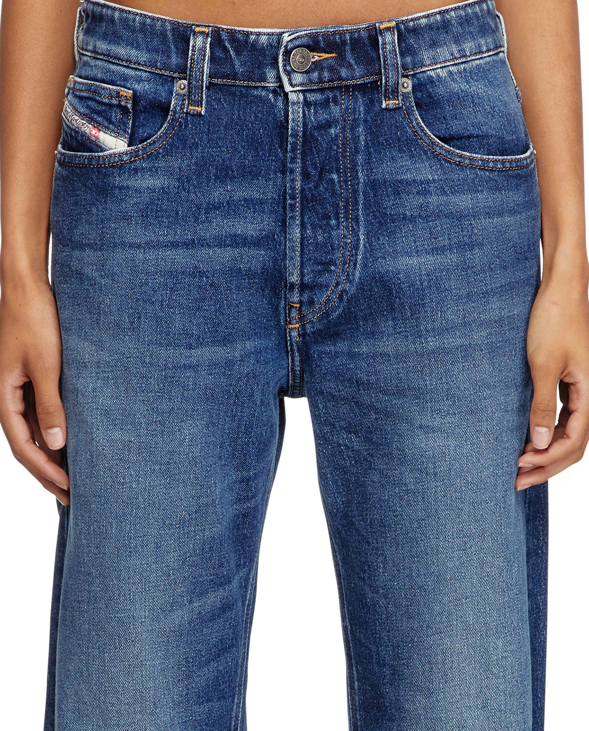 Vaqueros rectos de mujer DIESEL con cintura baja - Azul denim Azul denim-3